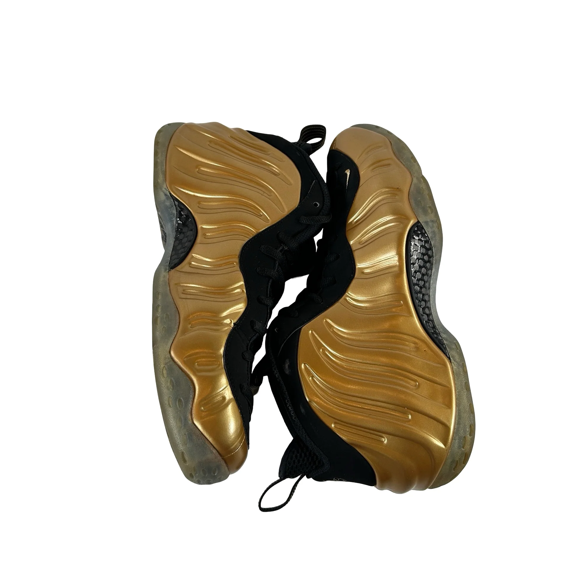 314996 700 Nike Air Foamposite One Metallic Gold [USED] - 11 M (Used) (Replace Box) (Missing Left Insole) - Image 5