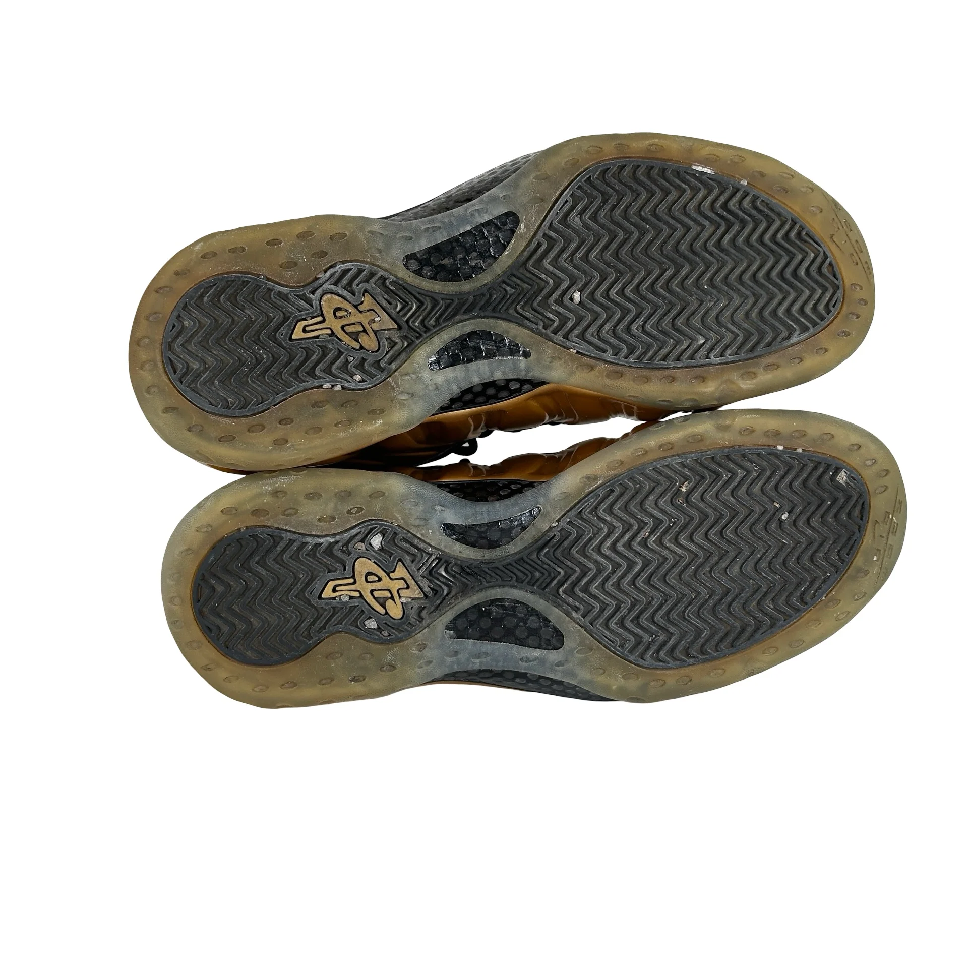 314996 700 Nike Air Foamposite One Metallic Gold [USED] - 11 M (Used) (Replace Box) (Missing Left Insole) - Image 6