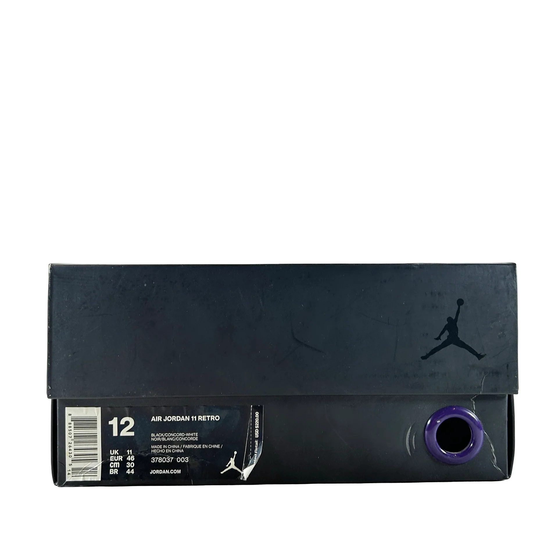 378037 003 Jordan 11 Space Jam (2016) [USED] - 12 M (Used7) - Image 7
