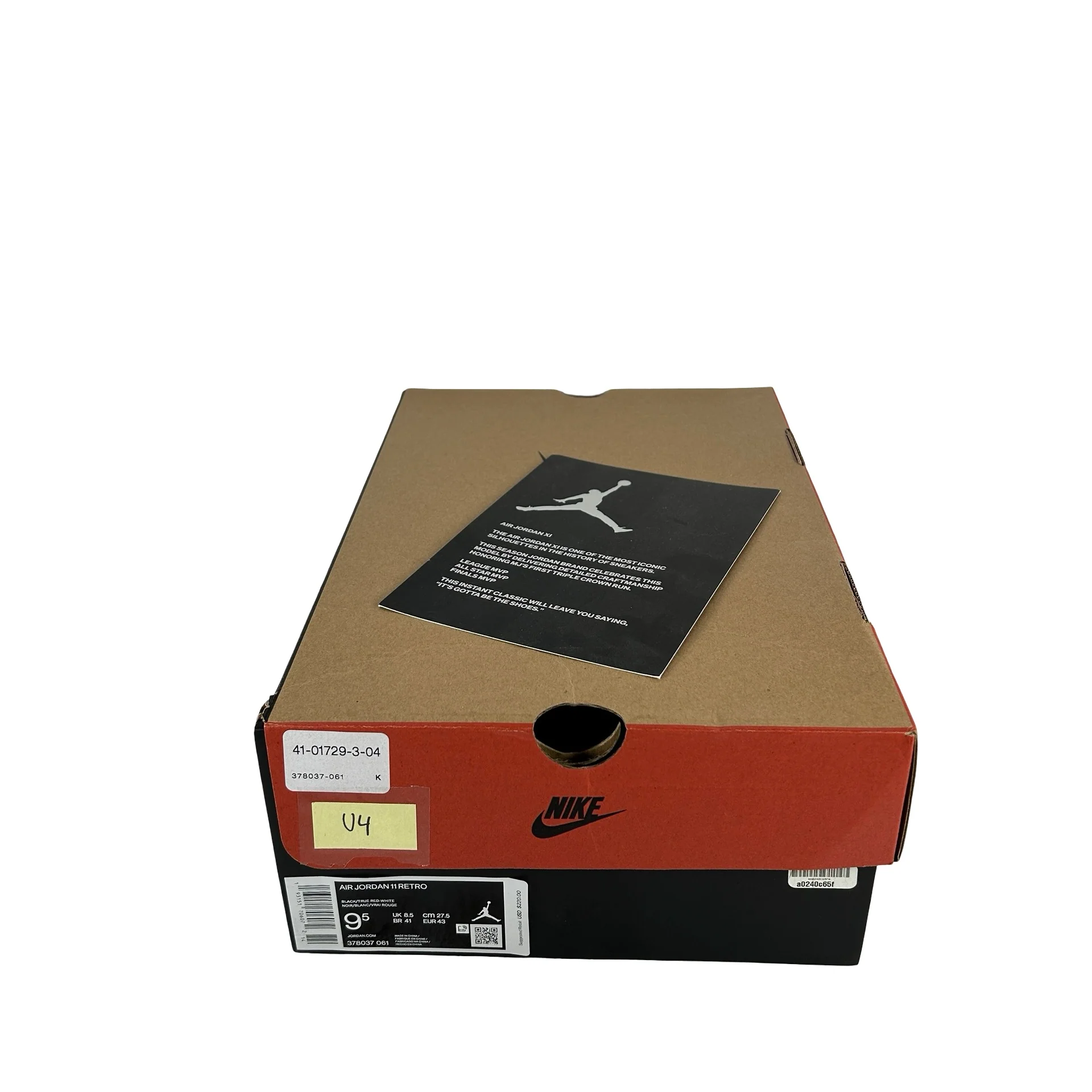 378037 061 Jordan 11 Bred (2019) [USED] - 9.5 M (Used4) - Image 7