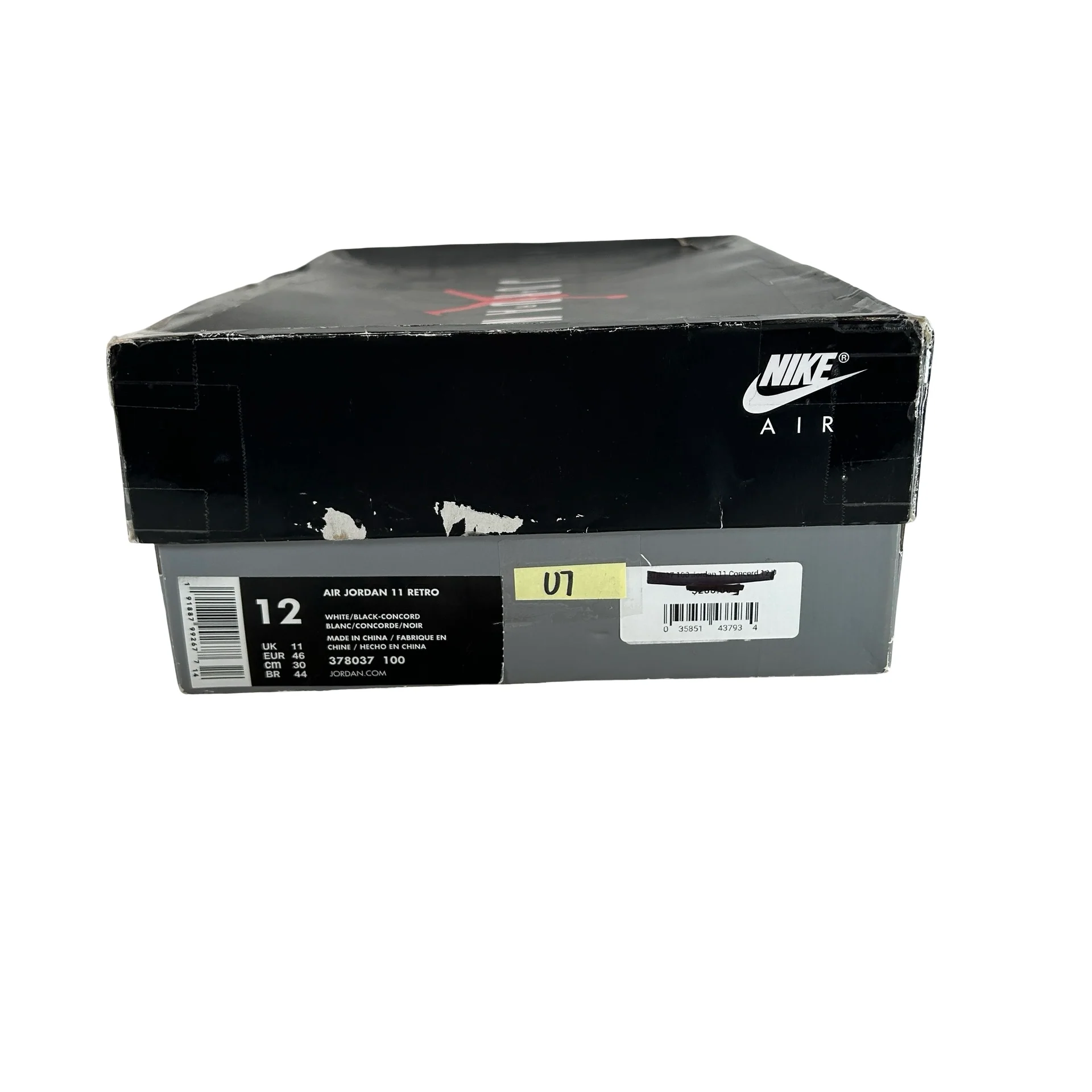 378037 100 Jordan 11 Concord [USED] - 12 M (Used7) - Image 7