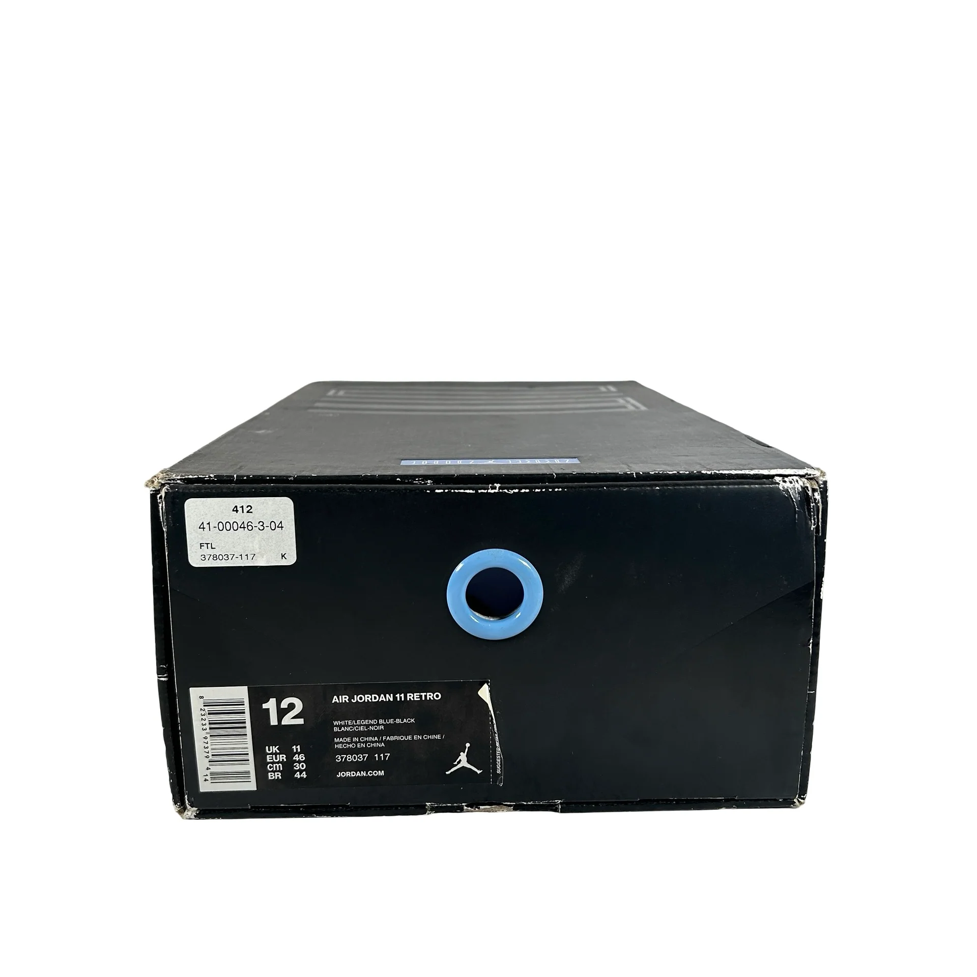 378037 117 Jordan 11 Retro Legend Blue (2014) [USED] - 12 M (Used) (No Insoles) - Image 7