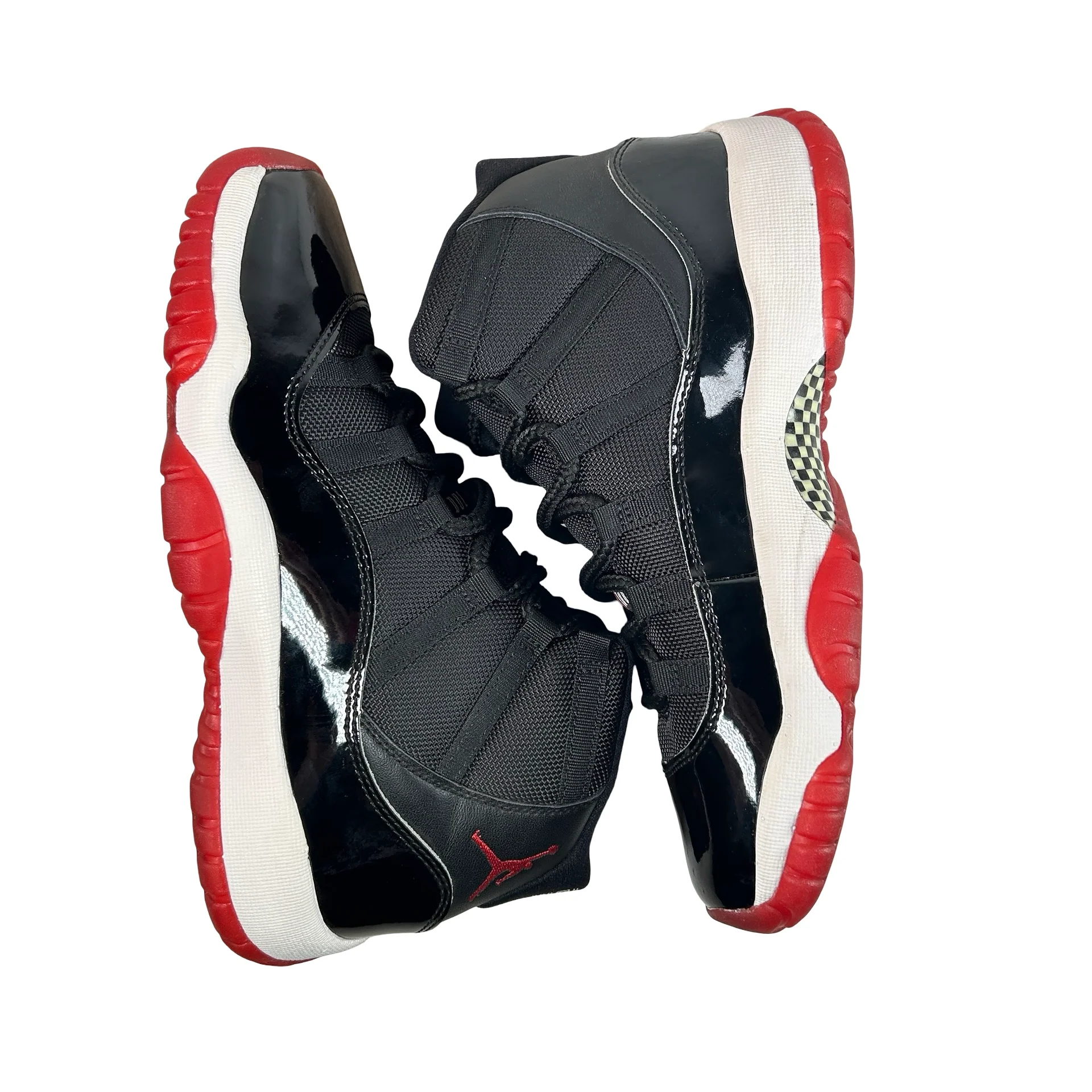 378038 061 Jordan 11 Retro Playoffs Bred (2019) (GS) [CONDITIONAL] - 7 Y (Yellowing) - Image 4