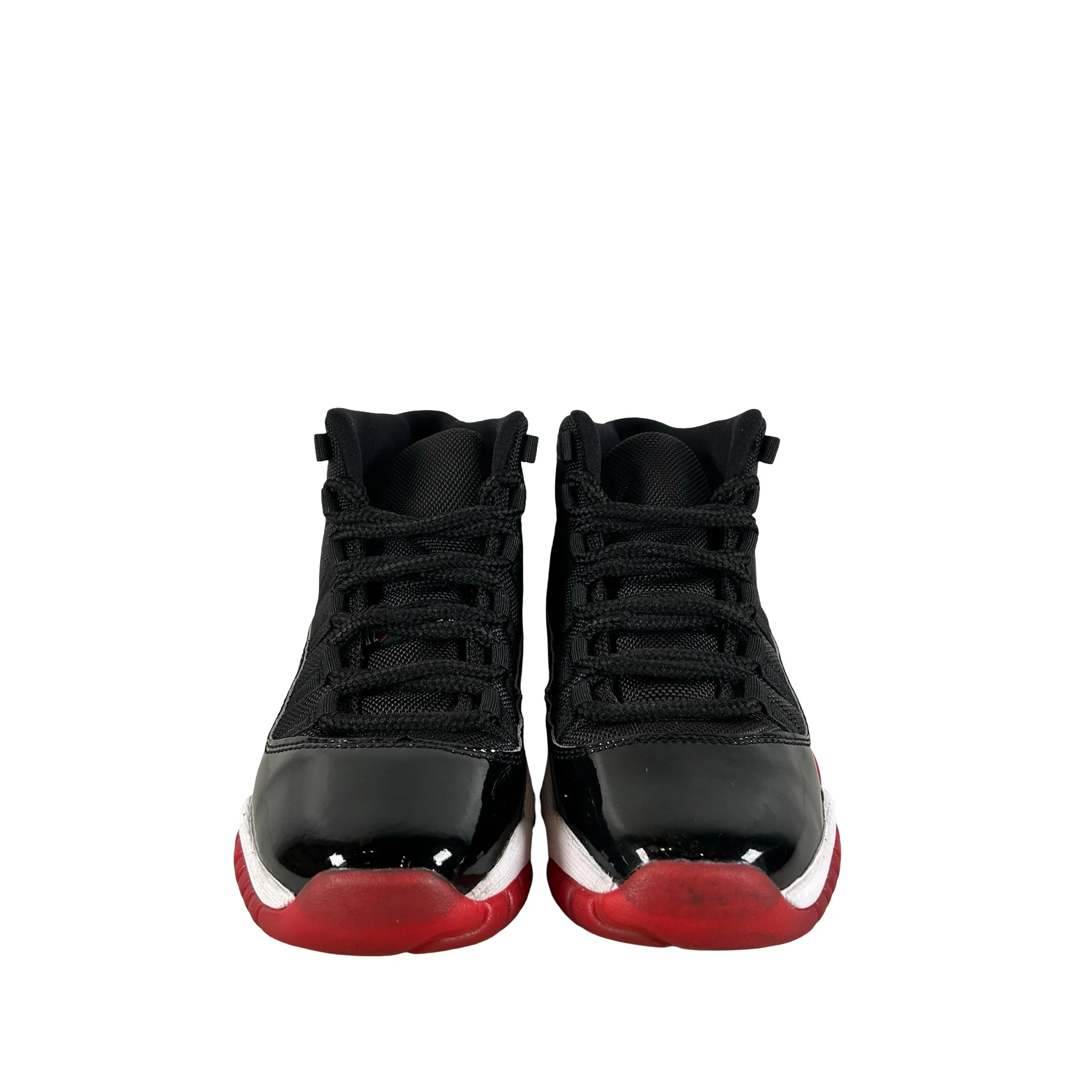 378038 061 Jordan 11 Retro Playoffs Bred (2019) (GS) [USED] - 4.5 Y (Used) (No Box) - Image 2