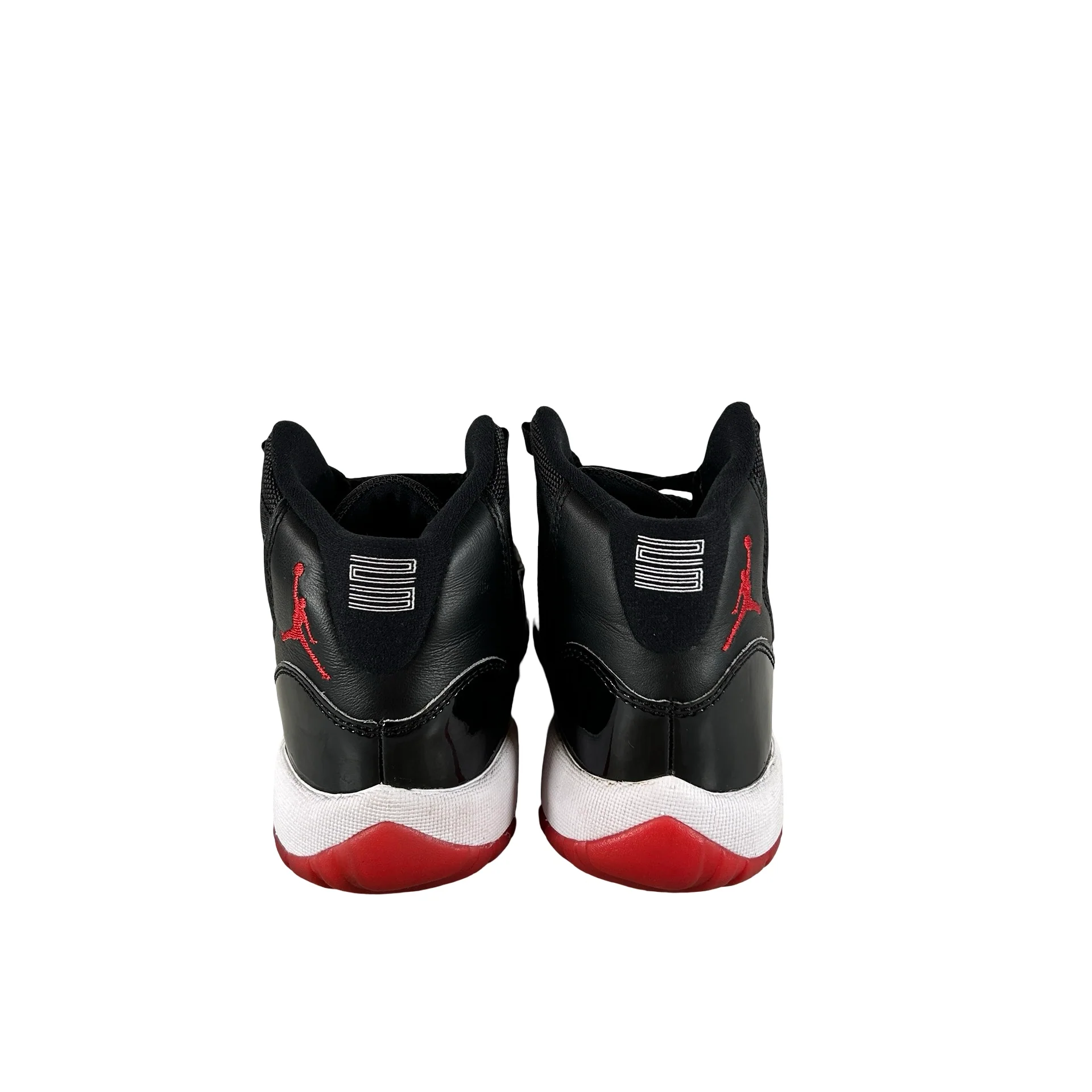 378038 061 Jordan 11 Retro Playoffs Bred (2019) (GS) [USED] - 4.5 Y (Used) (No Box) - Image 3