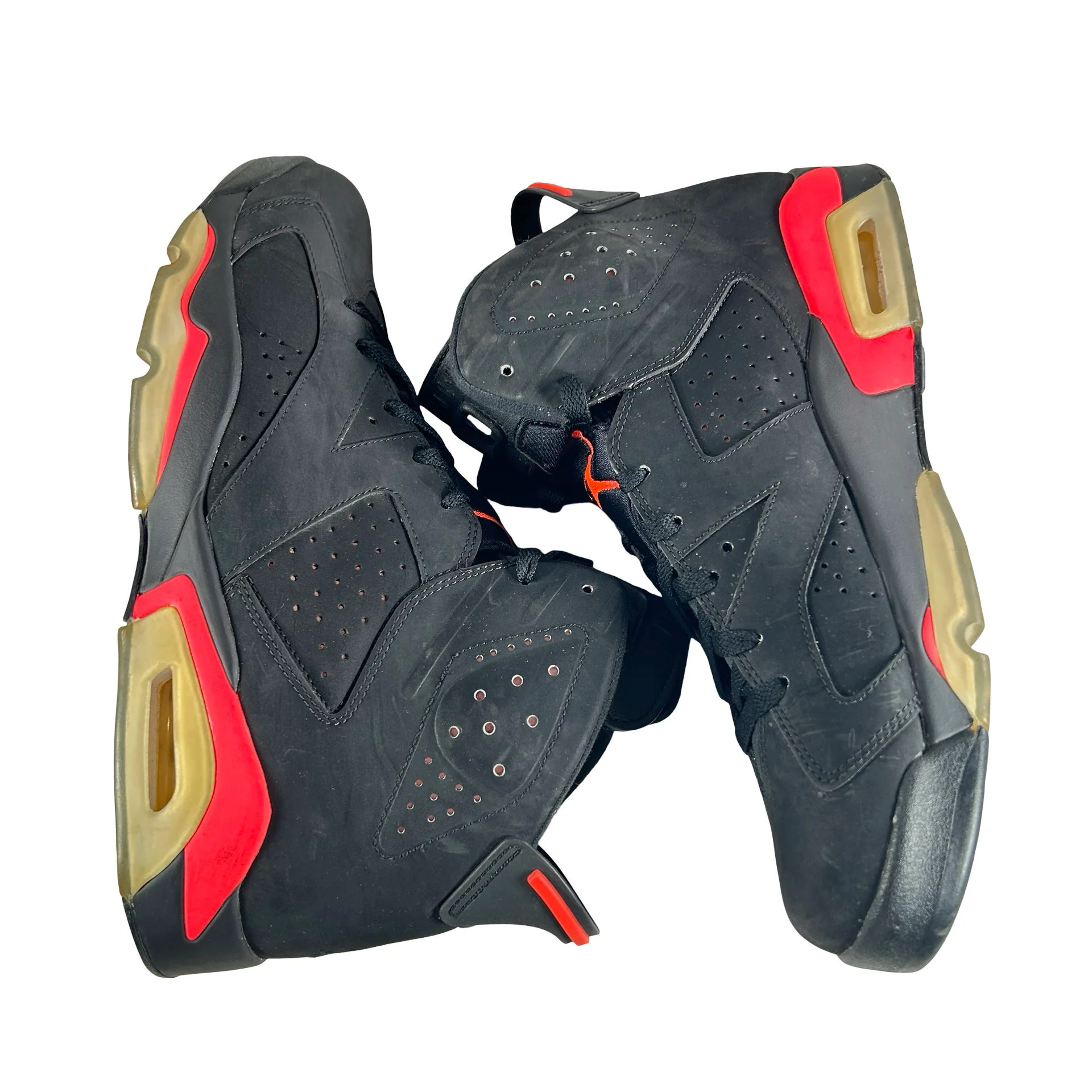 384664 023 Jordan 6 Retro Infrared Black (2014) - 12 M (Used) (Replace Box) - Image 4