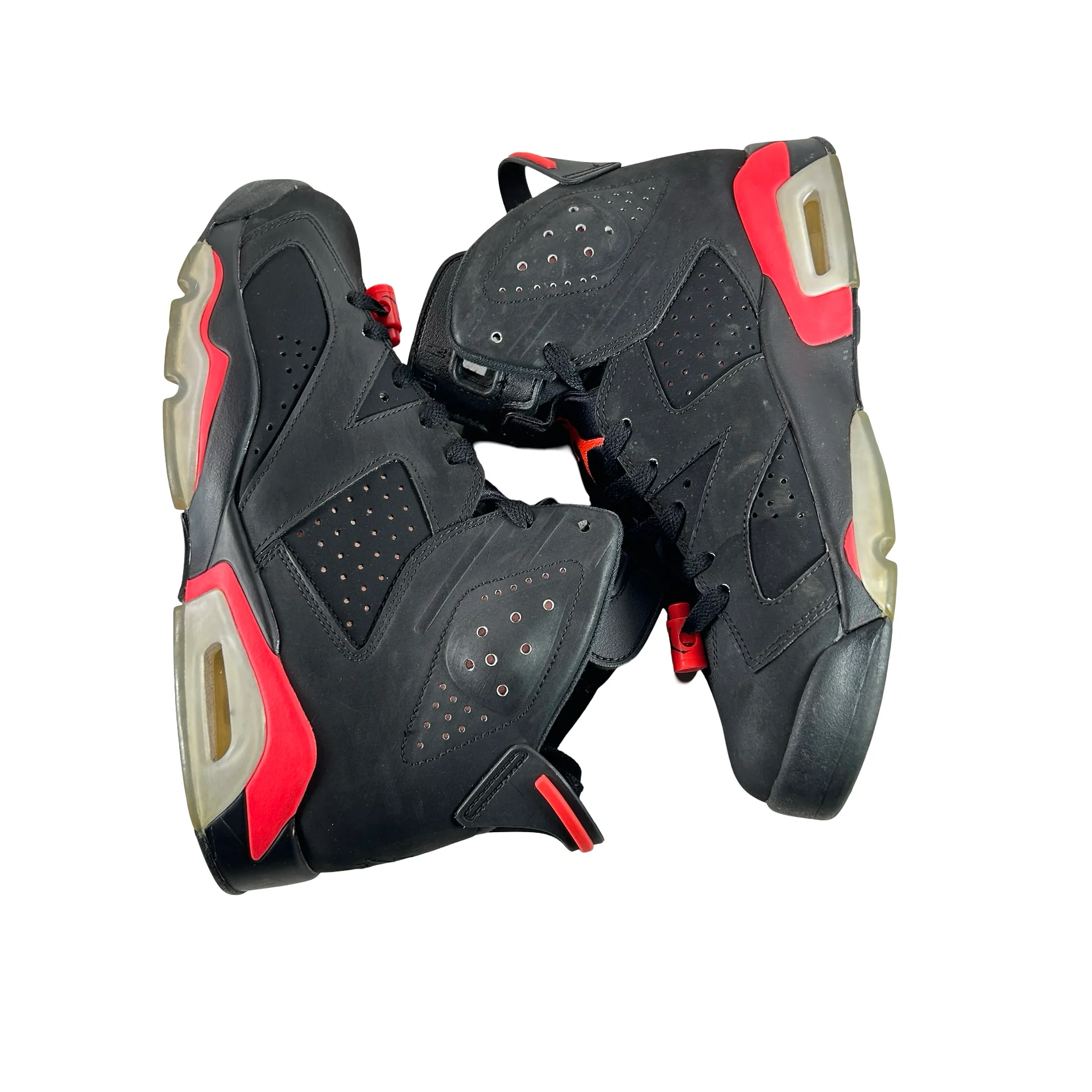384664 023 Jordan 6 Retro Infrared Black (2014) - 9 M (Used2) - Image 4