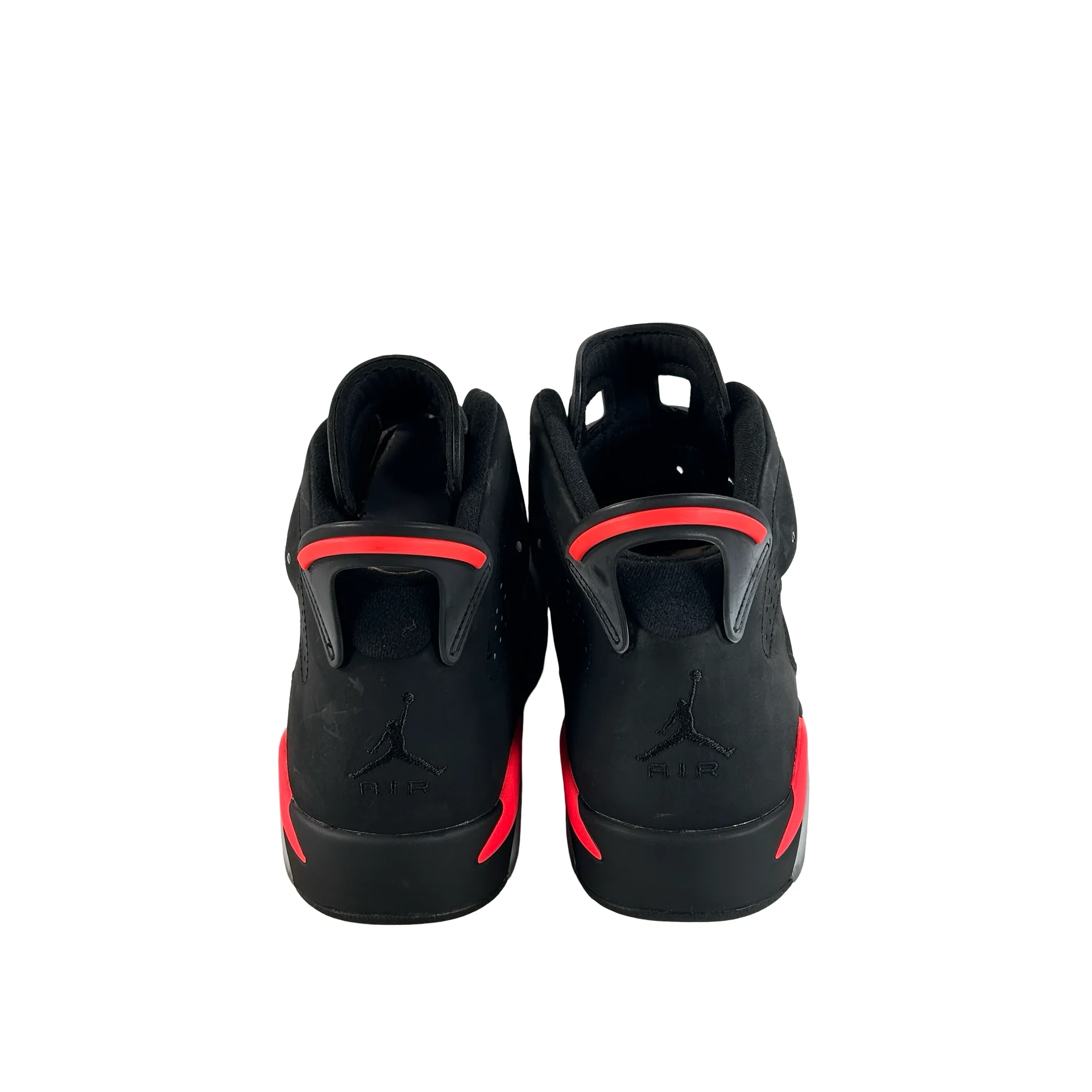384664 023 Jordan 6 Retro Infrared Black (2014) [CONDITIONAL] - 10 M (Ashy Uppers) (Yellowing Soles) - Image 4