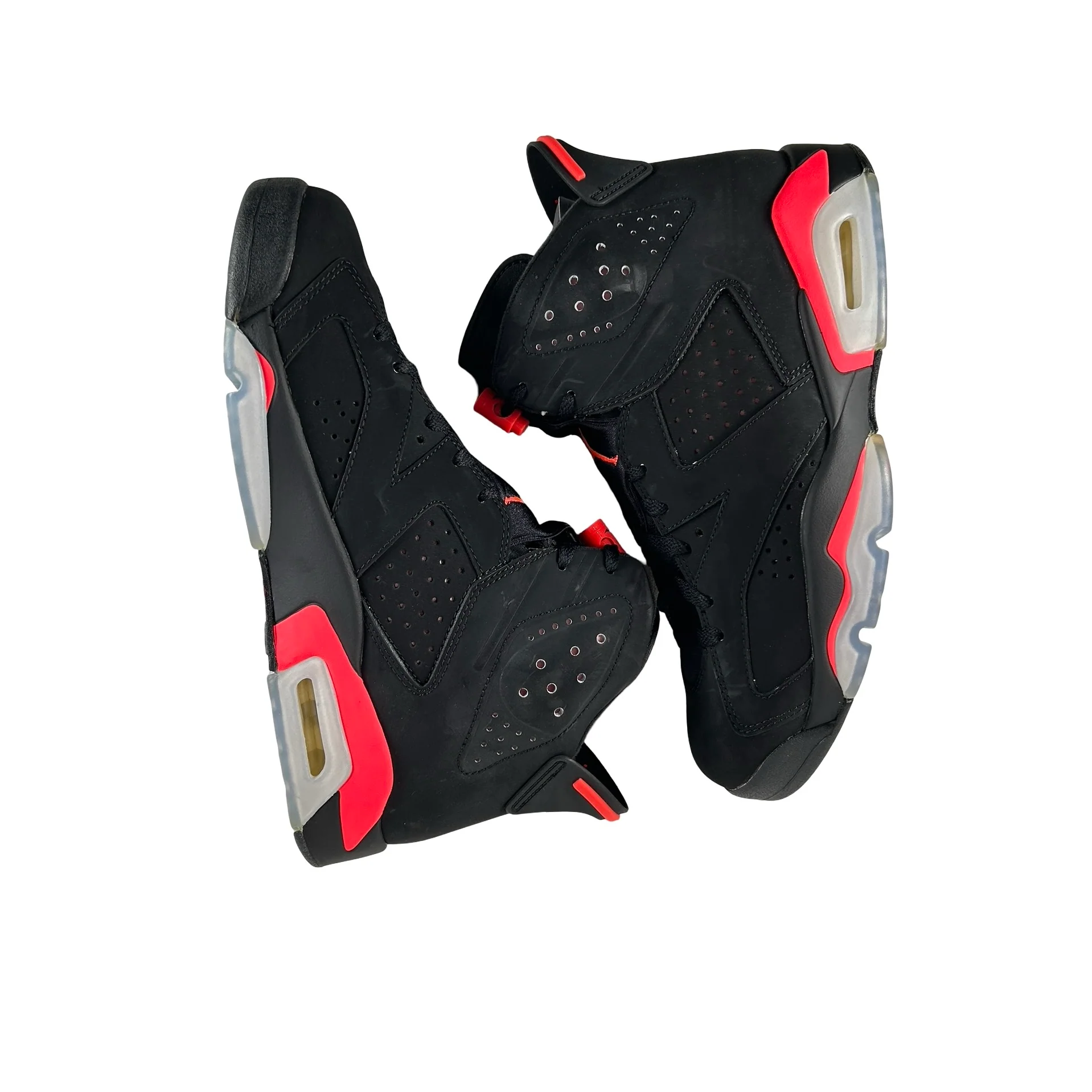 384664 023 Jordan 6 Retro Infrared Black (2014) [CONDITIONAL] - 8 M (Yellowing) - Image 4