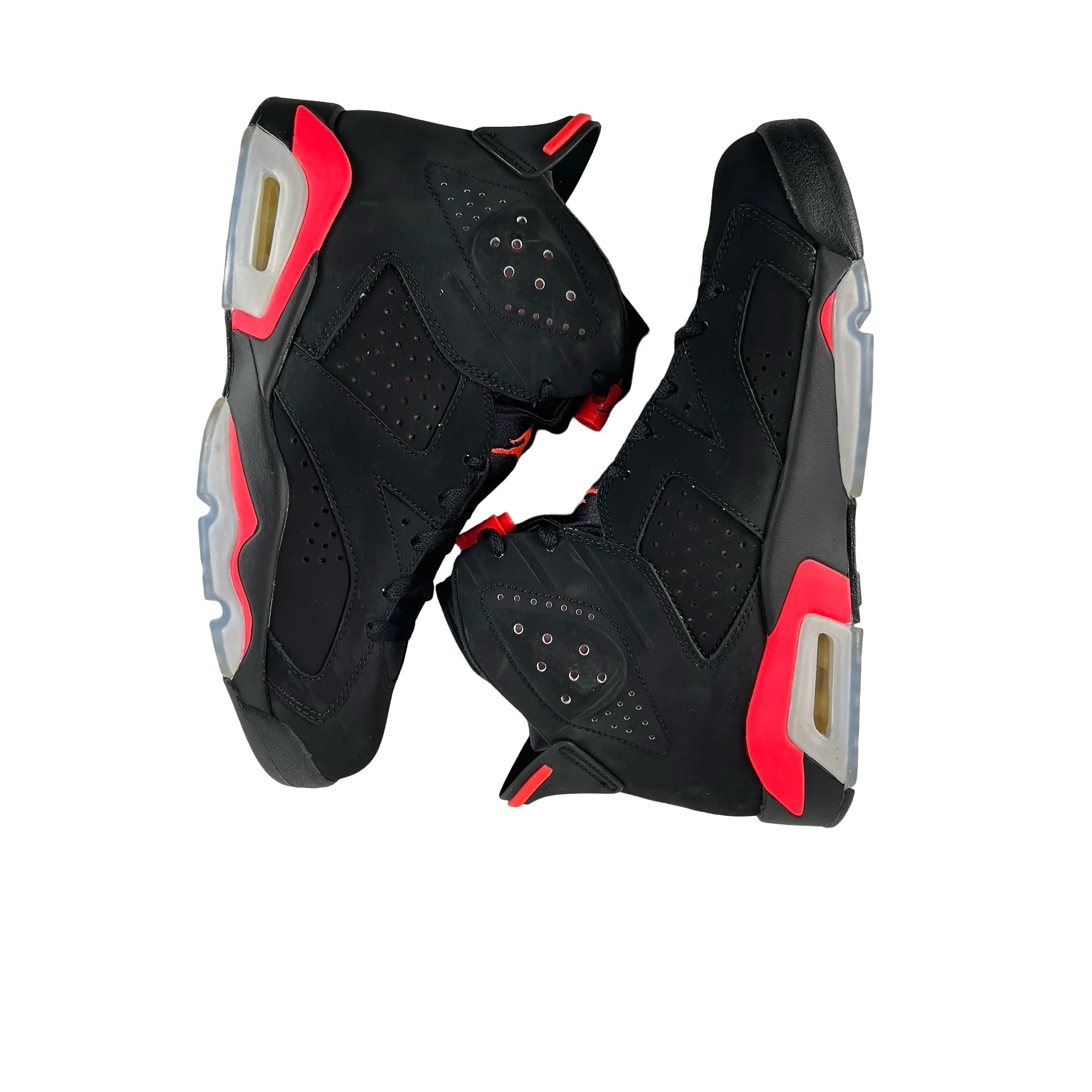 384664 023 Jordan 6 Retro Infrared Black (2014) [CONDITIONAL] - 8 M (Yellowing) - Image 5