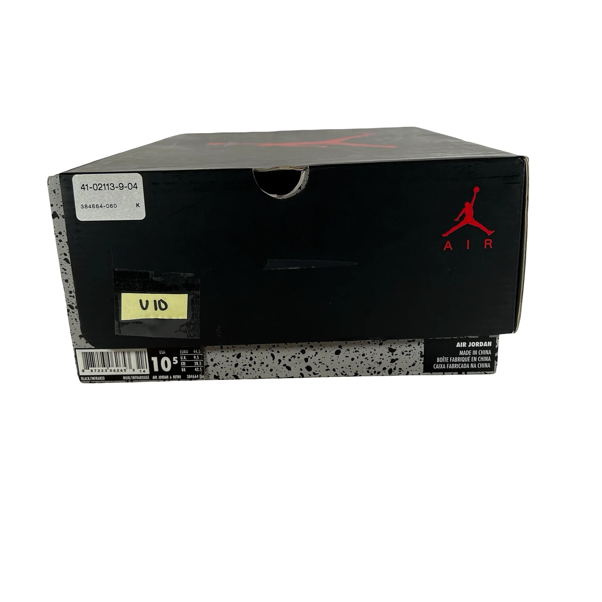 384664 060 Jordan 6 Retro Black Infrared (2019) [USED] - 10.5 M (Used10) - Image 7