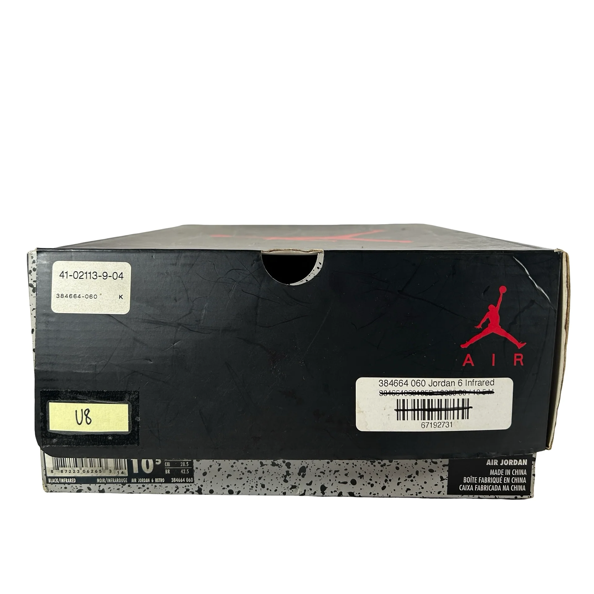 384664 060 Jordan 6 Retro Black Infrared (2019) [USED] - 10.5 M (Used8) - Image 7