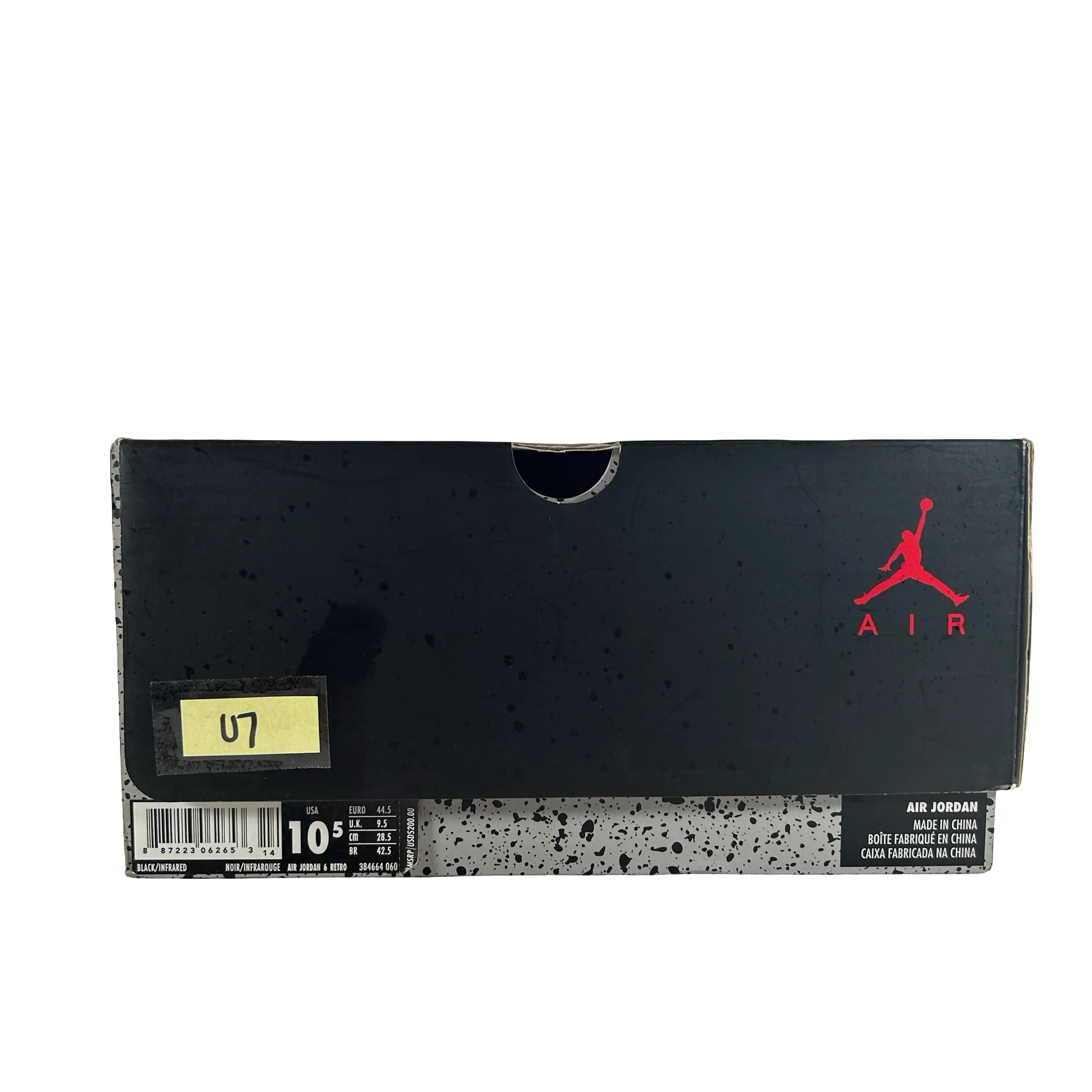 384664 060 Jordan 6 Retro Black Infrared (2019) [USED] - 10.5 M (Used7) - Image 7