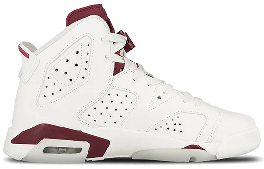 384664 116 Air Jordan 6 Retro Maroon 2015 [NO BOX] - Image 2