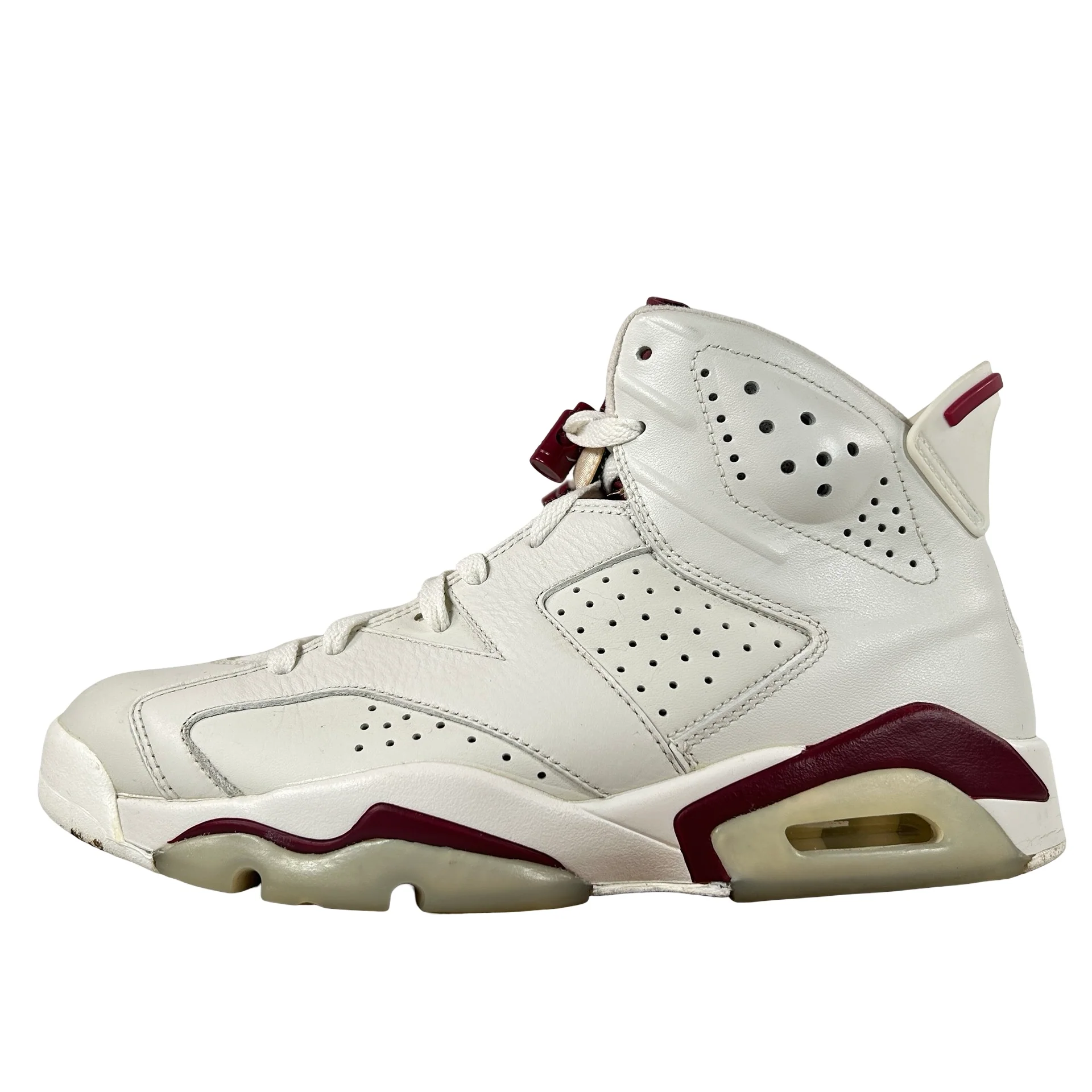 384664 116 Jordan 6 Maroon [USED] - 8 M (Used) (No Box)
