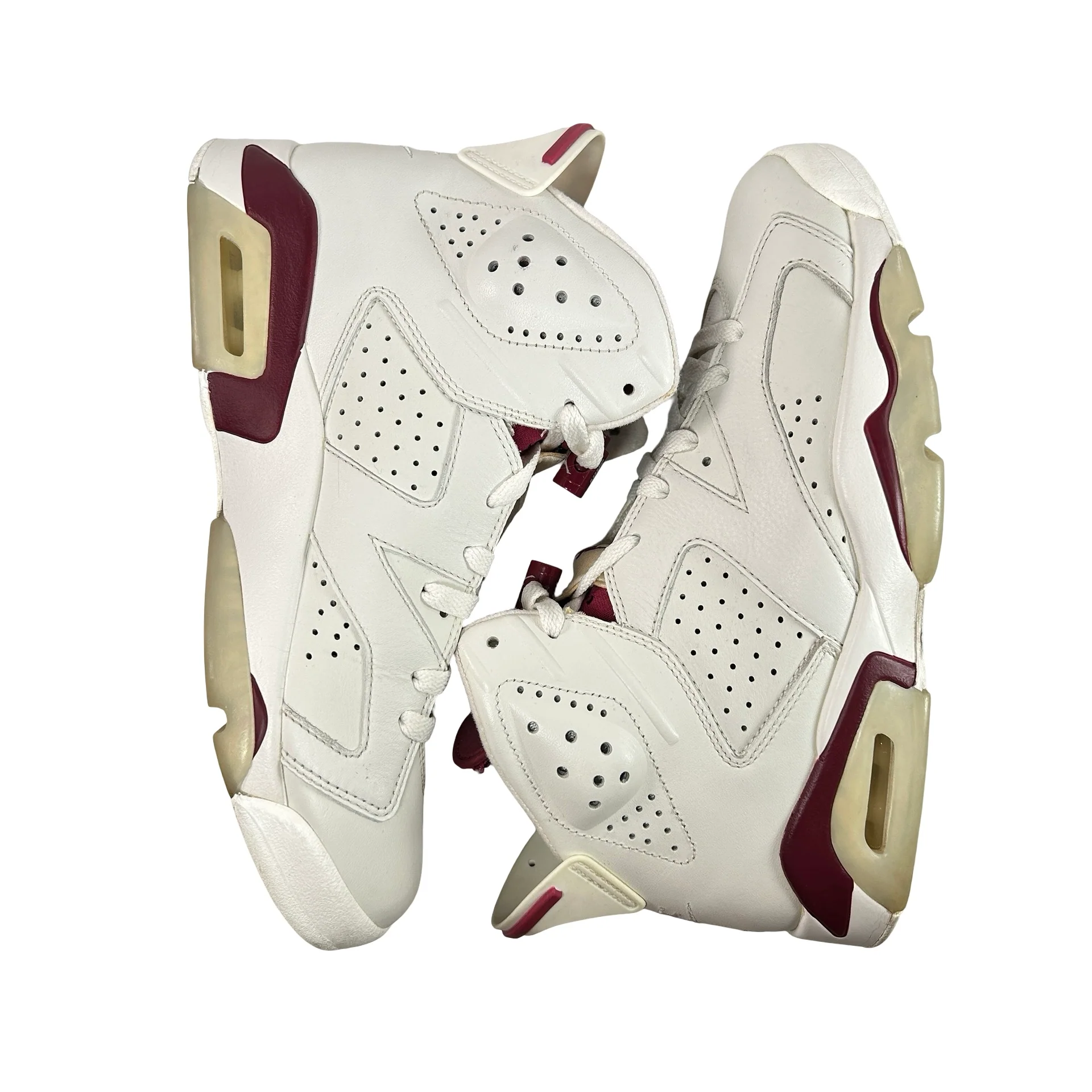 384664 116 Jordan 6 Maroon [USED] - 8 M (Used) (No Box) - Image 5