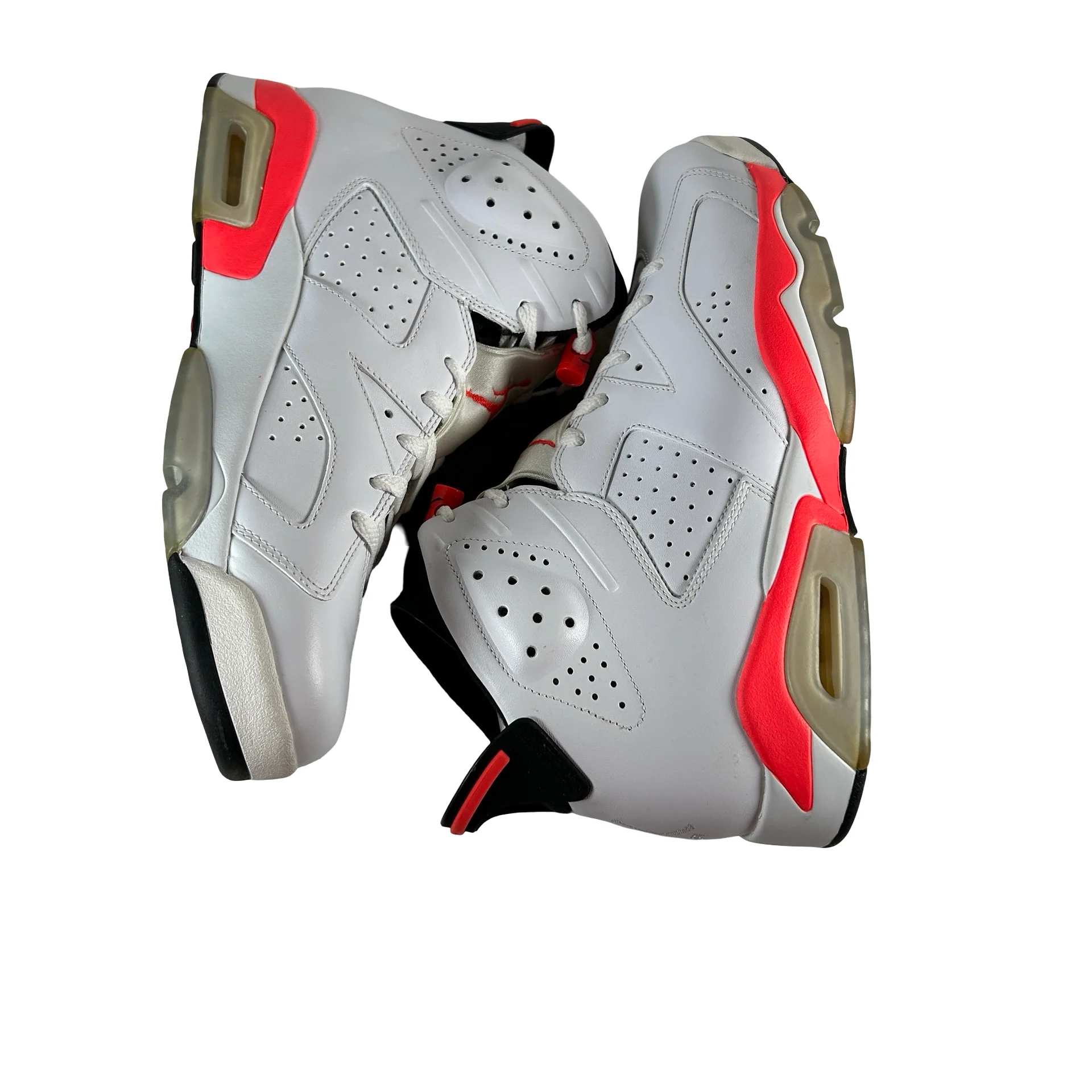 384664 123 Jordan 6 Retro Infrared White (2014) [CONDITIONAL] - 11.5 M (Yellowing) - Image 5