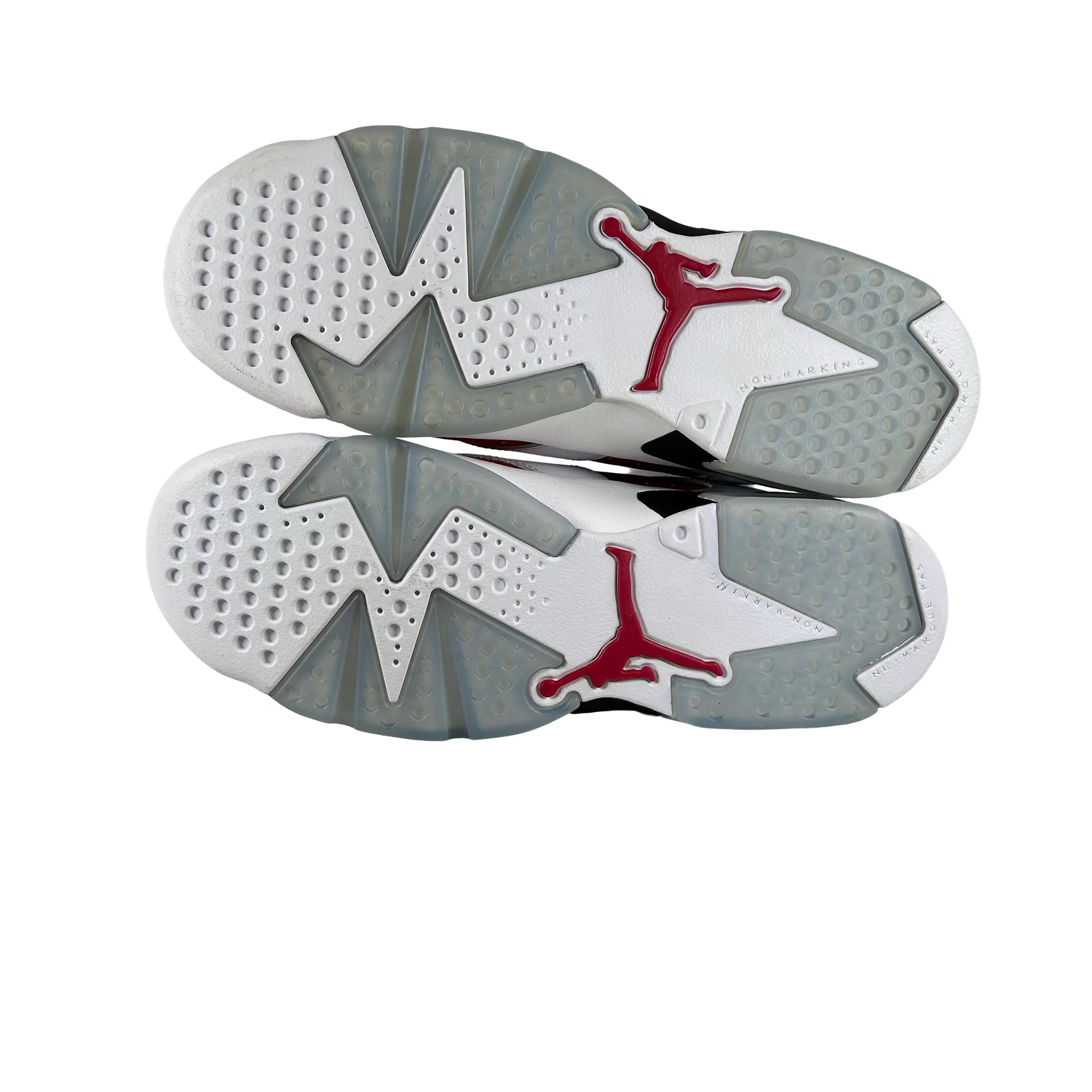 384665 106 Jordan 6 Retro Carmine (2021) (GS) [CONDITIONAL] [NO BOX] - 6.5 Y (Yellowing) - Image 6