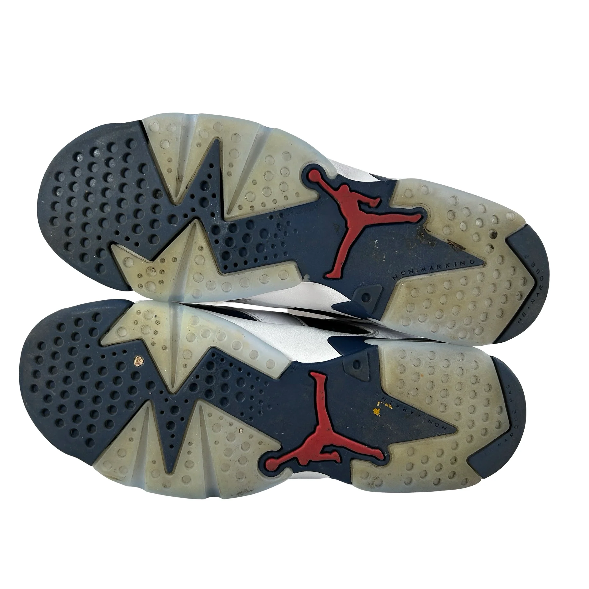 384665 164 Jordan 6 Retro Olympic (2024) (GS) [USED] - 7 Y (Used) (No Box) - Image 6