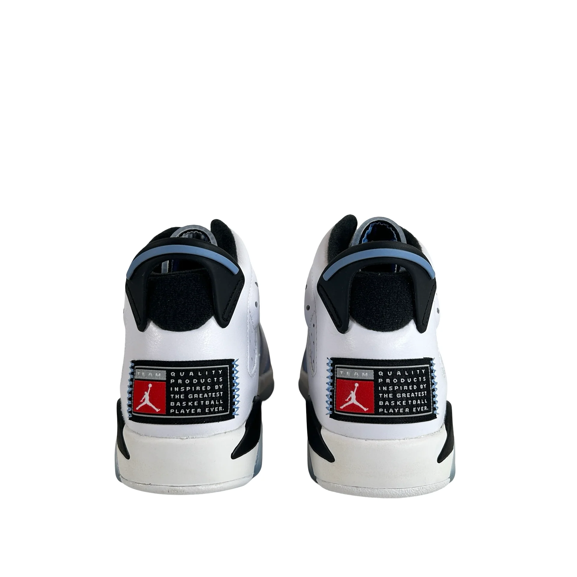 384665 410 Jordan 6 Retro UNC White (GS) [CONDITIONAL] - 4 Y (Yellowing) - Image 3