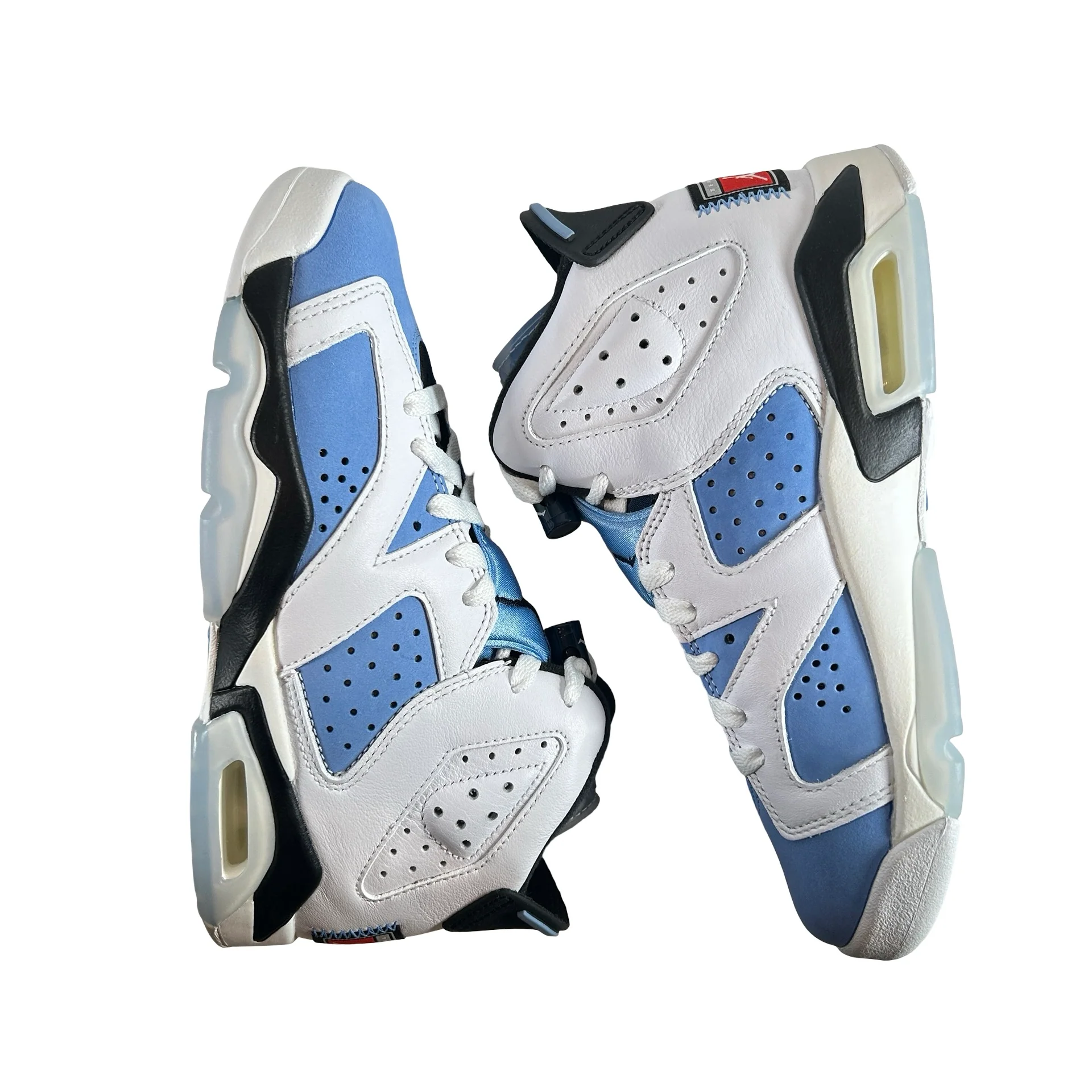 384665 410 Jordan 6 Retro UNC White (GS) [CONDITIONAL] - 4 Y (Yellowing) - Image 4