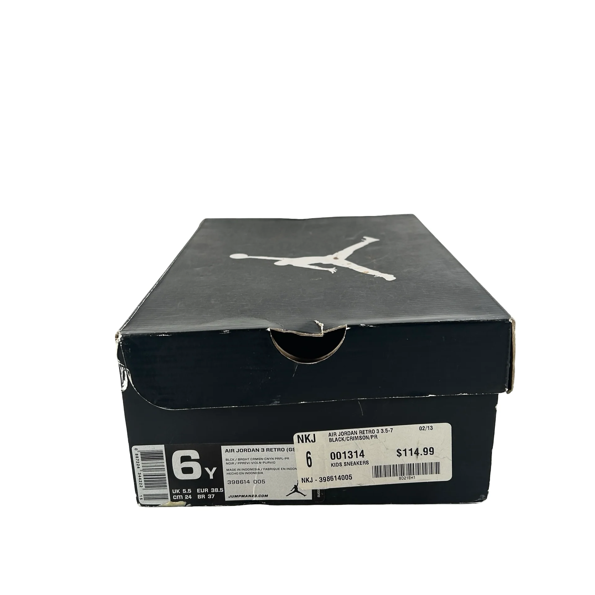398614 005 Jordan 3 Retro Crimson (GS) [USED] - 6 Y (Used) - Image 7