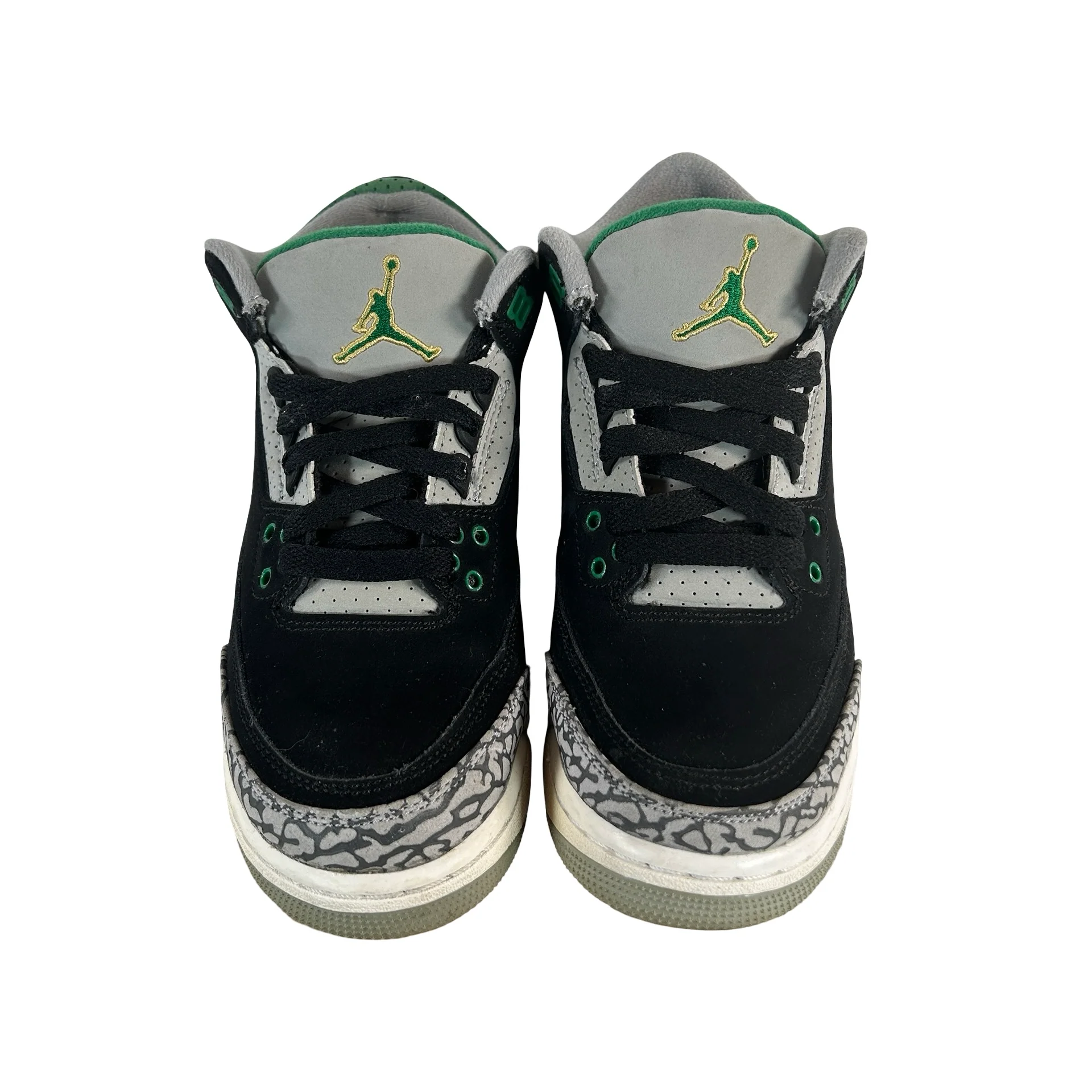 398614 030 Jordan 3 Retro Pine Green (GS) [USED] - 4.5 Y (Used) (No Box) - Image 2