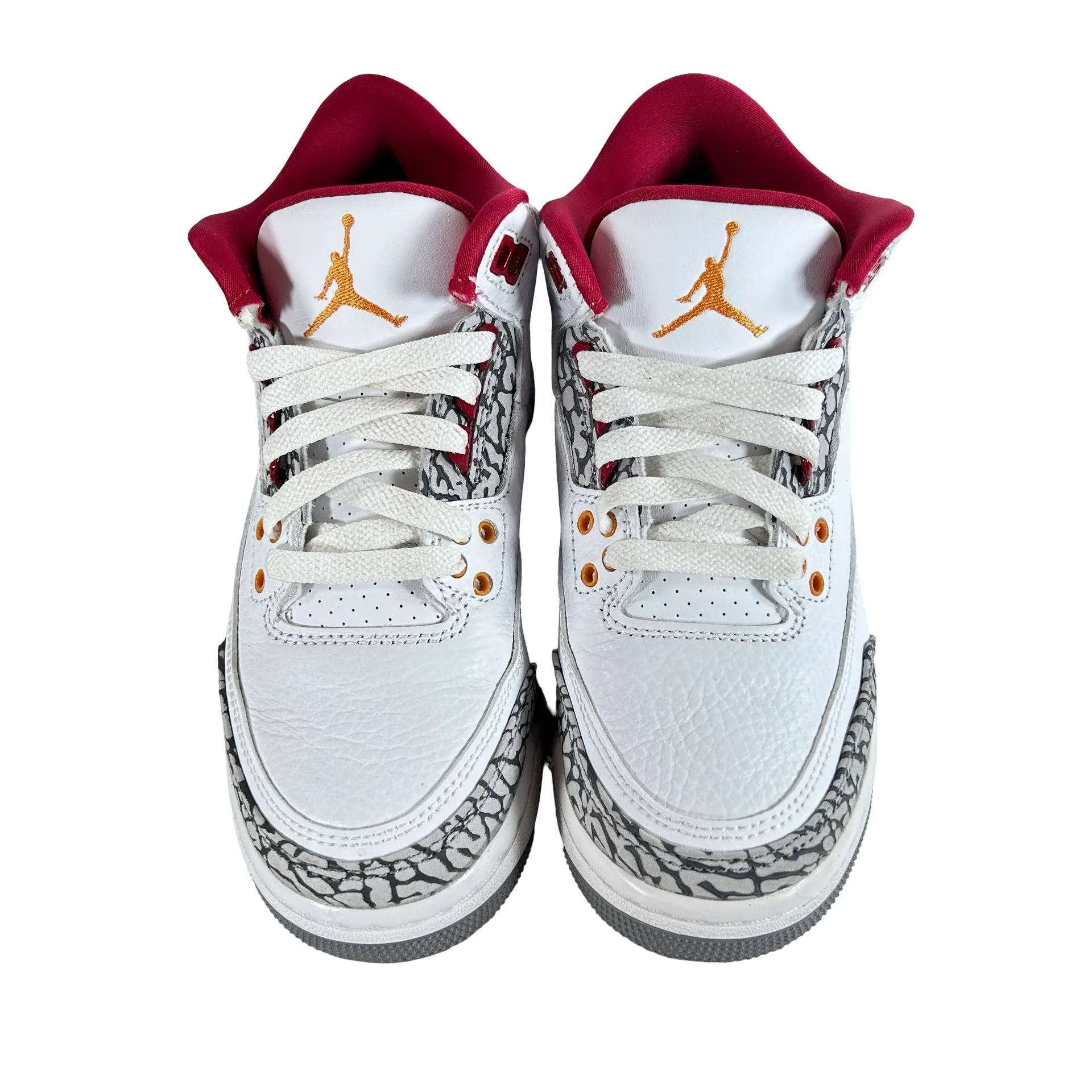 398614 126 Jordan 3 Retro Cardinal (GS) [USED] - 3.5 Y (Used) - Image 2