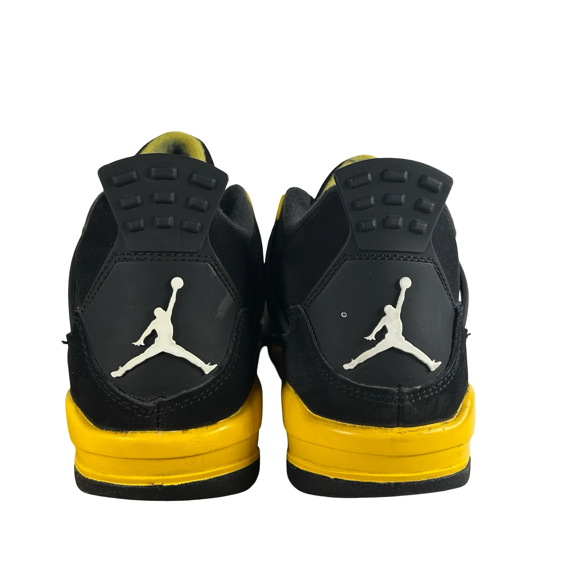 408452 017 Jordan 4 Retro Thunder (2023) (GS) - 5.5 Y (Used) (No Box) - Image 3