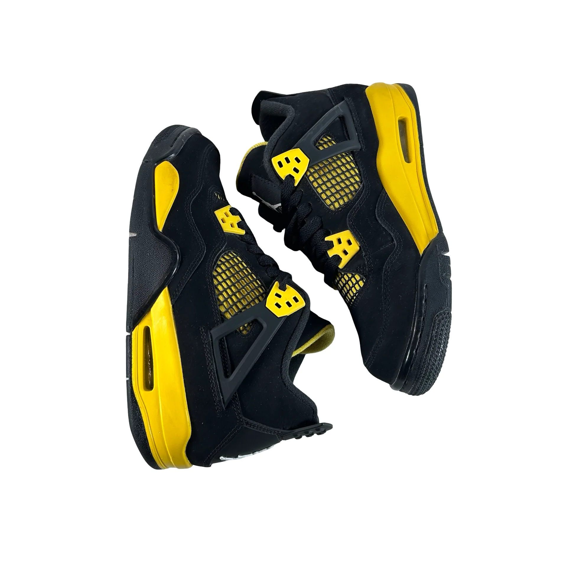 408452 017 Jordan 4 Retro Thunder (2023) (GS) - 5.5 Y (Used4) - Image 4