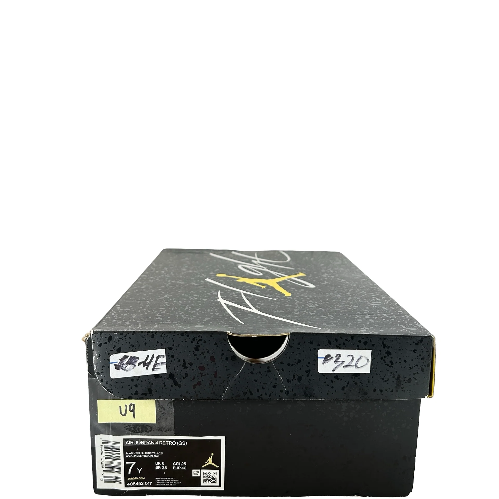408452 017 Jordan 4 Retro Thunder (2023) (GS) - 7 Y (Used9) - Image 7