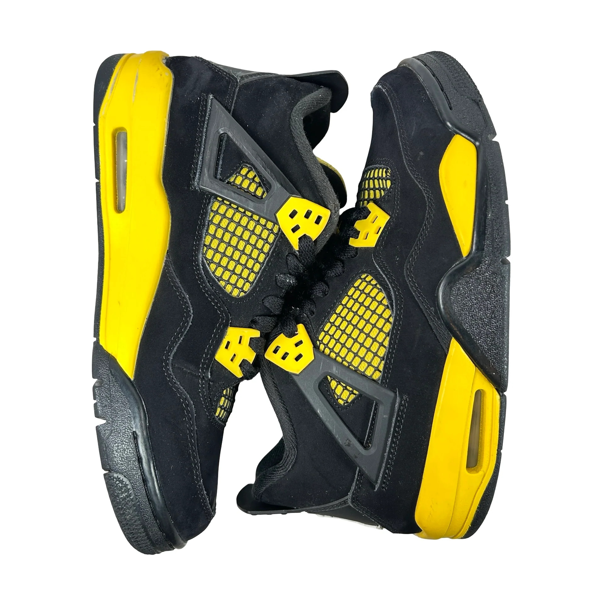 408452 017 Jordan 4 Retro Thunder (2023) (GS) [USED] - 6 Y (Used) (No Box) - Image 5