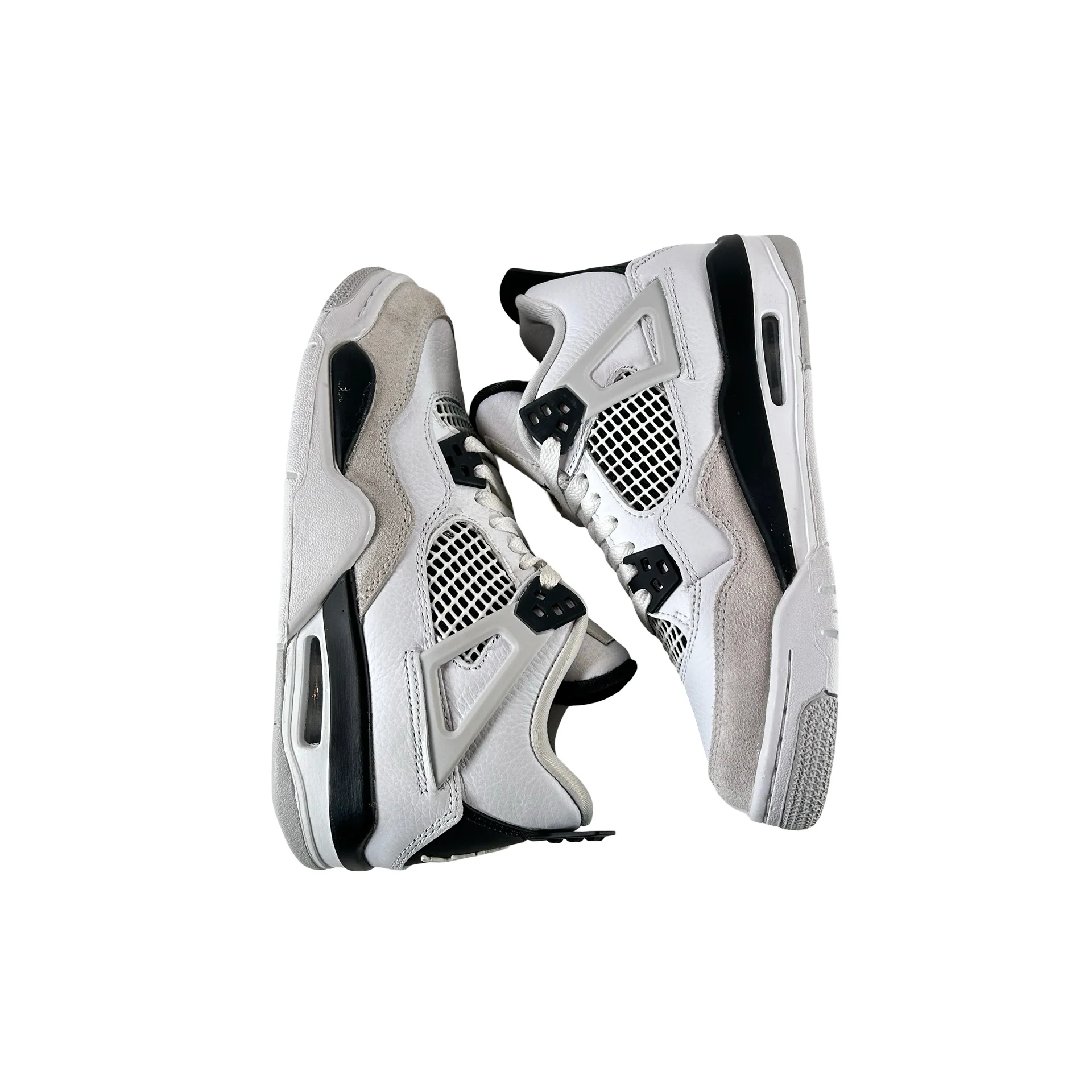 408452 111 Jordan 4 Retro Military Black (GS) [CONDITIONAL] - 4.5 Y (Slight paint chipping2) - Image 4