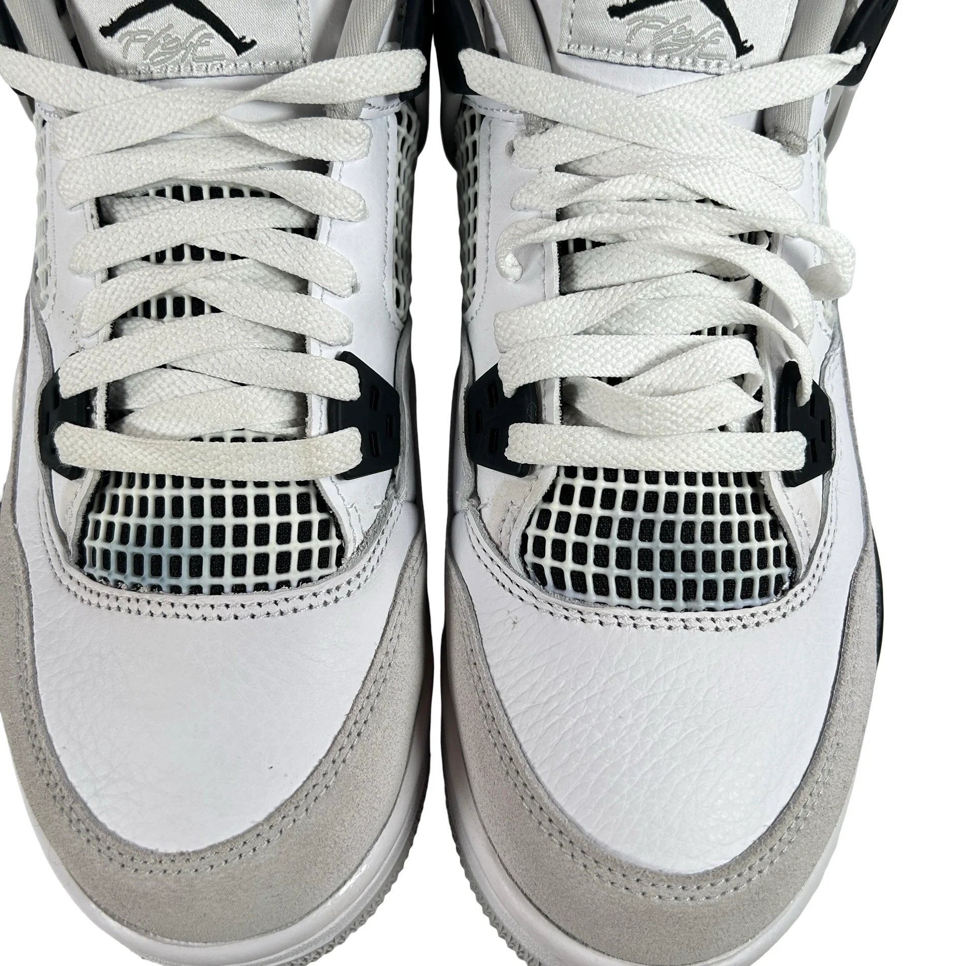 408452 111 Jordan 4 Retro Military Black (GS) [CONDITIONAL] - 7 Y (Bleeding On Netting) - Image 3