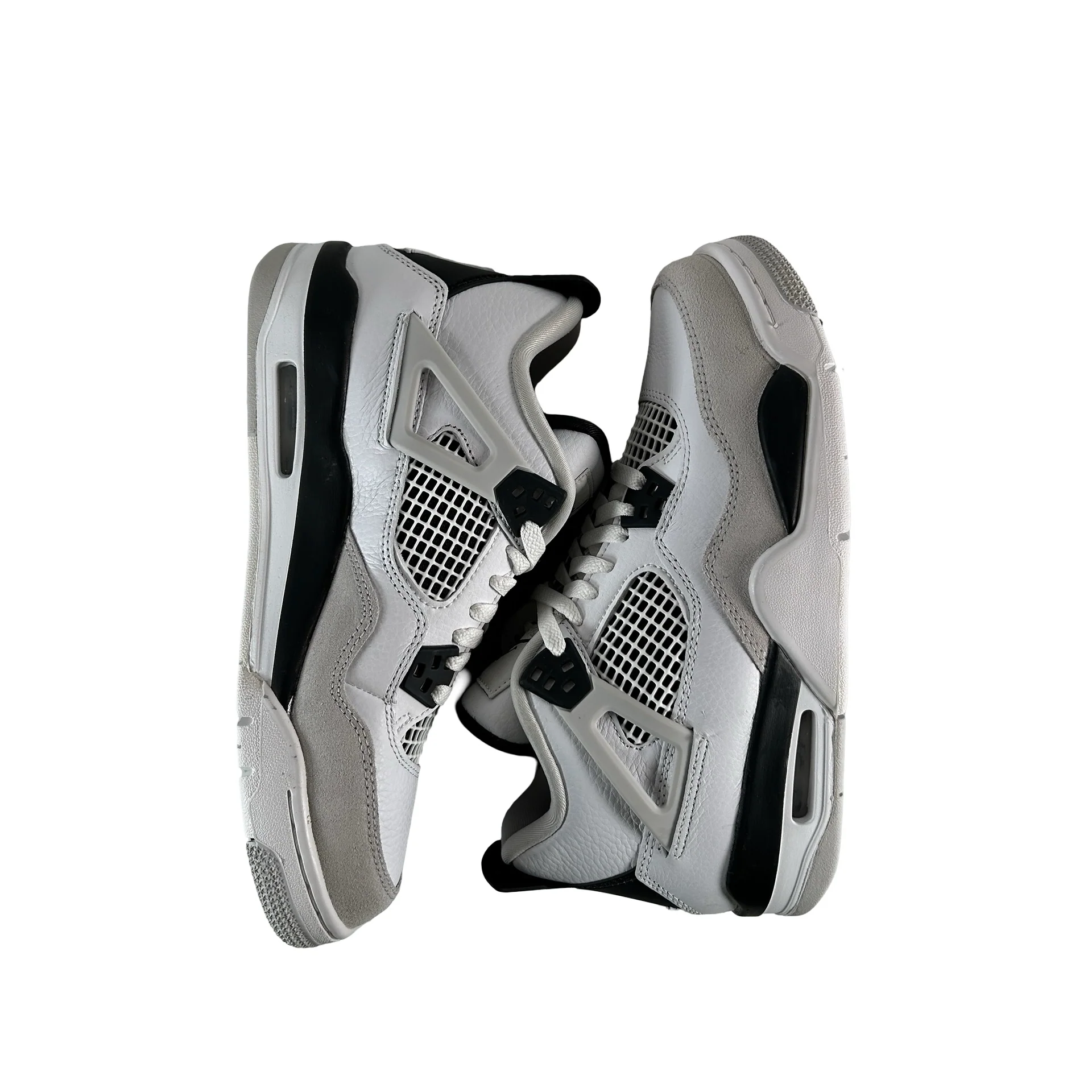 408452 111 Jordan 4 Retro Military Black (GS) [CONDITIONAL] - 7 Y (Glue Stain) - Image 5