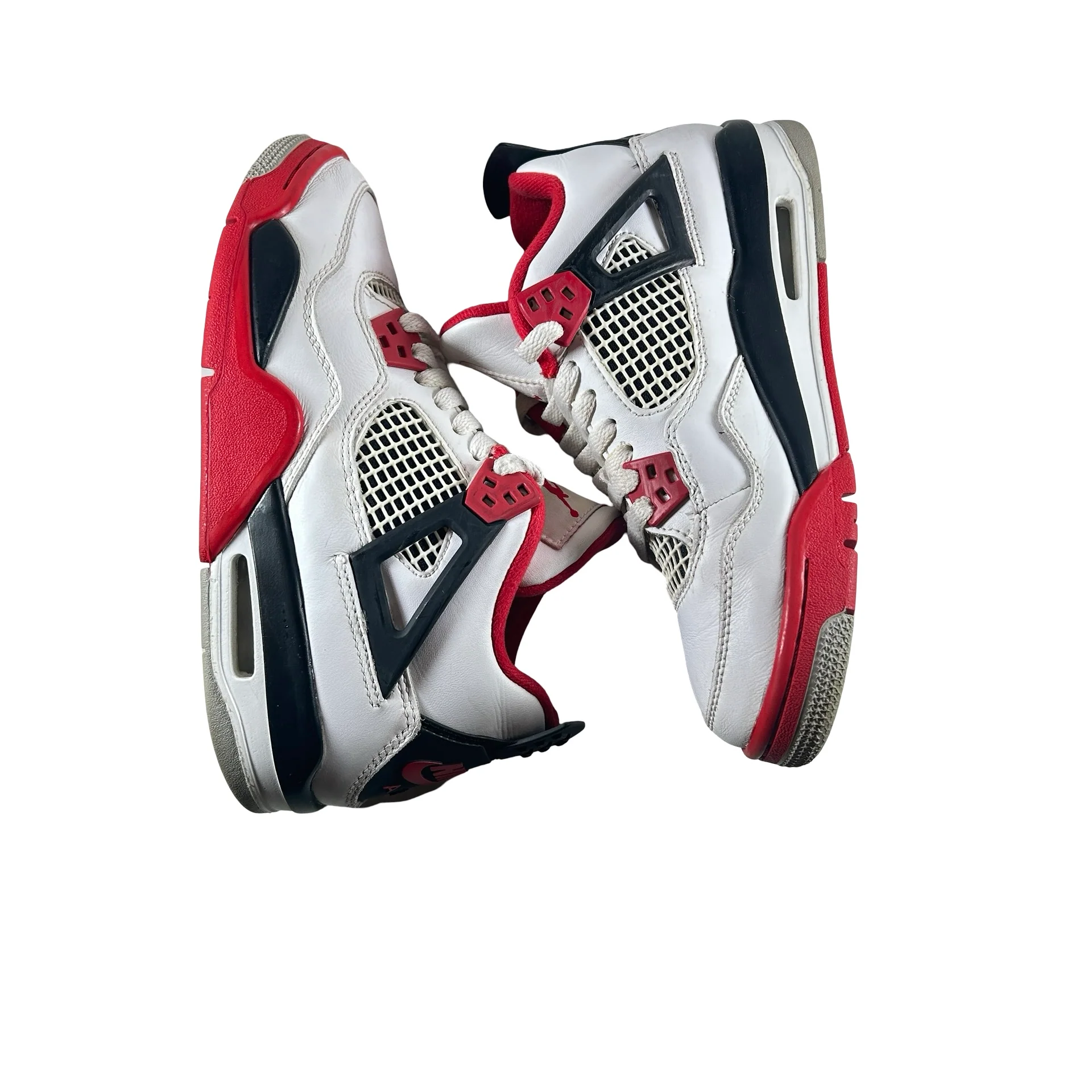 408452 160 Jordan 4 Retro Fire Red (2020) (GS) [USED] - 5.5 Y (Used) (No Box) - Image 4