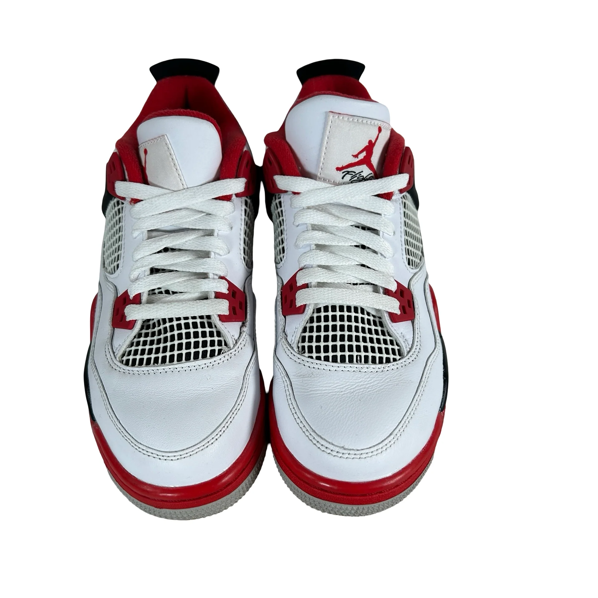 408452 160 Jordan 4 Retro Fire Red (2020) (GS) [USED] - 5.5 Y (Used2) (No Box2) - Image 2