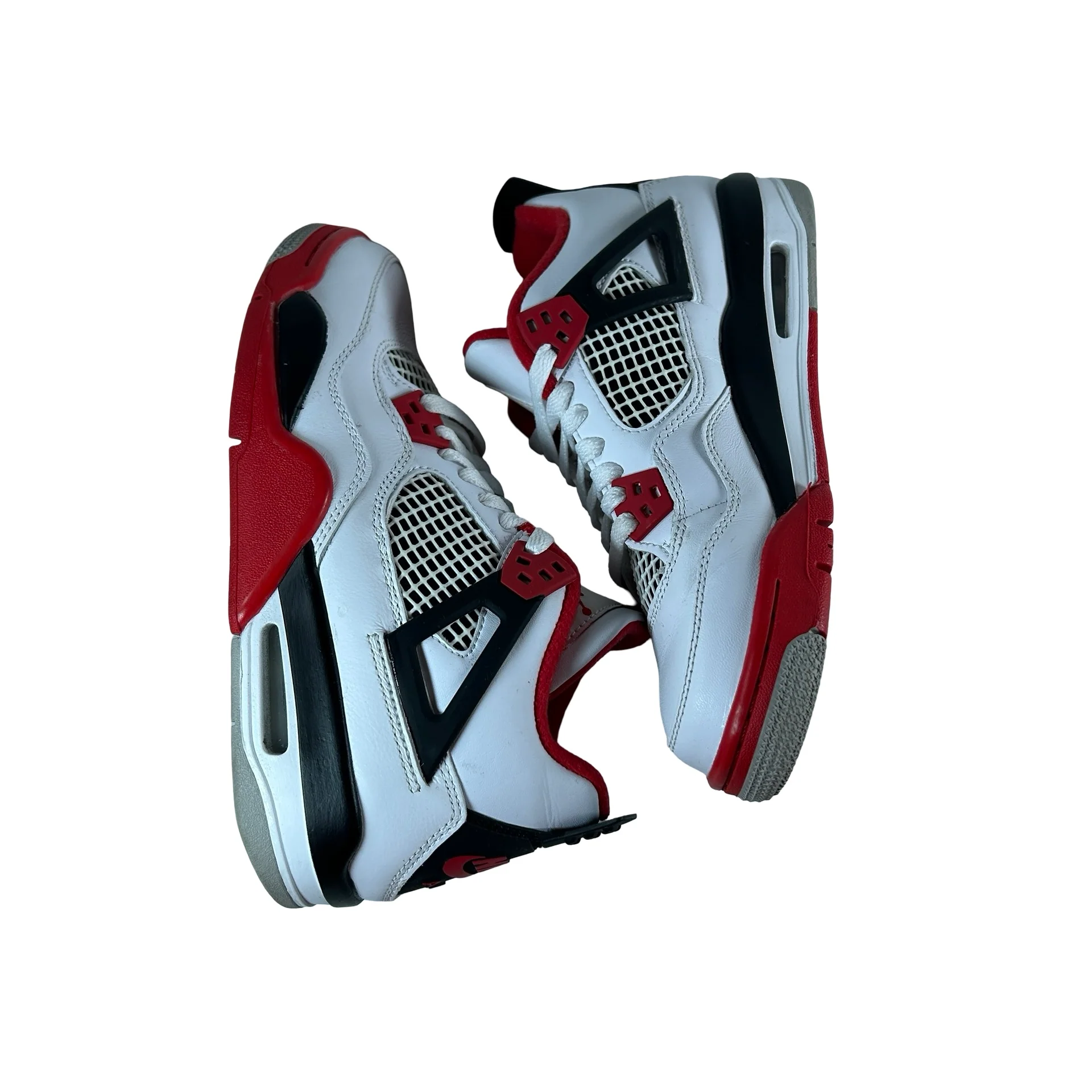408452 160 Jordan 4 Retro Fire Red (2020) (GS) [USED] - 5.5 Y (Used2) (No Box2) - Image 4