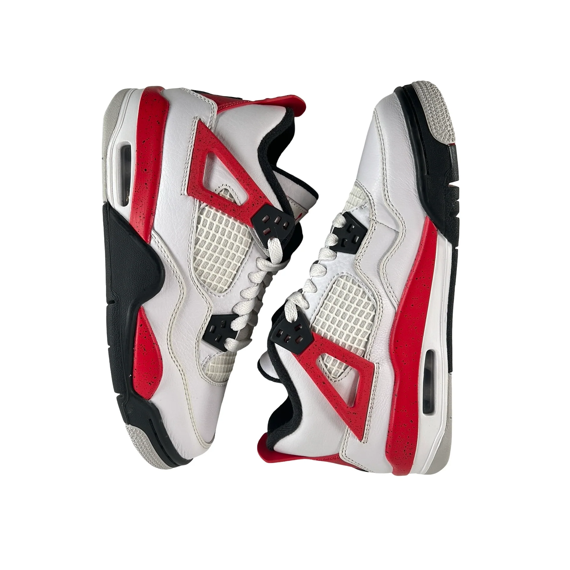 408452 161 Jordan 4 Retro Red Cement (GS) [CONDITIONAL] - 4 Y (Yellowing) - Image 5