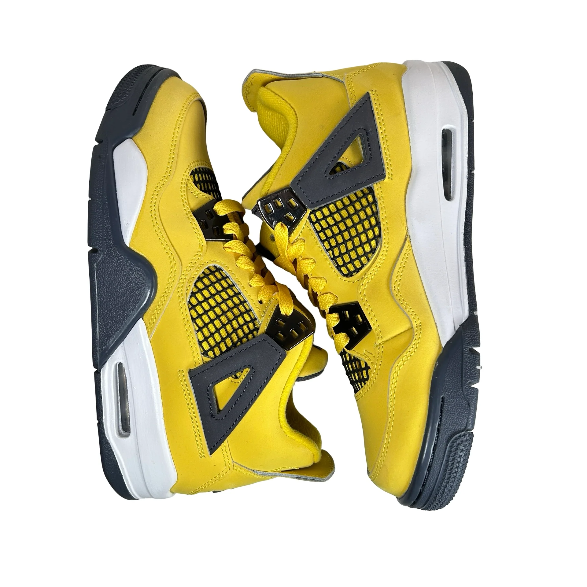 408452 700 Jordan 4 Retro Lightning (GS) [USED] - 4.5 Y (Used) - Image 4