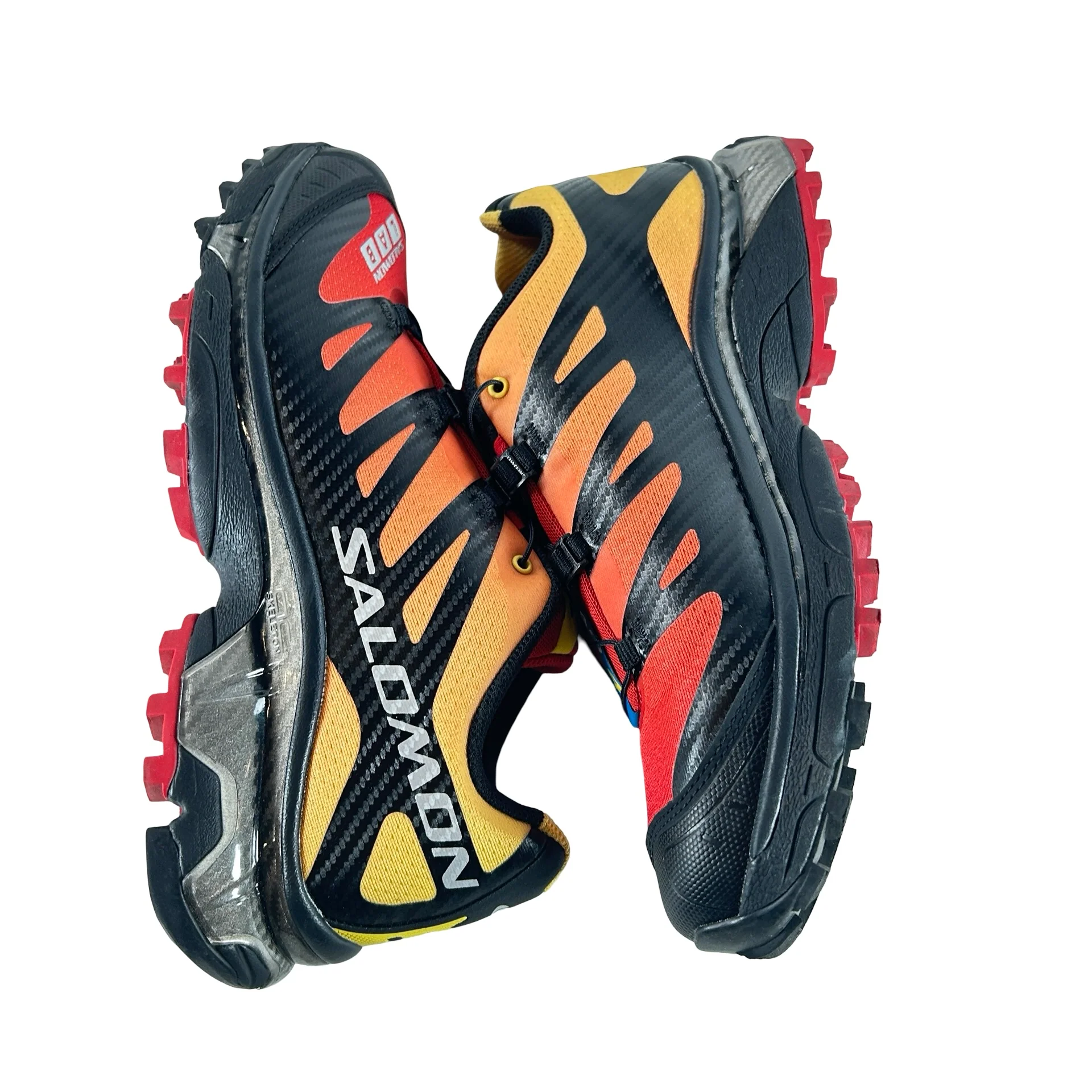409517 Salomon S/Lab XT-4 Adv Fiery Red Impact Yellow [USED] - 8 M (Used) (No Box) - Image 4