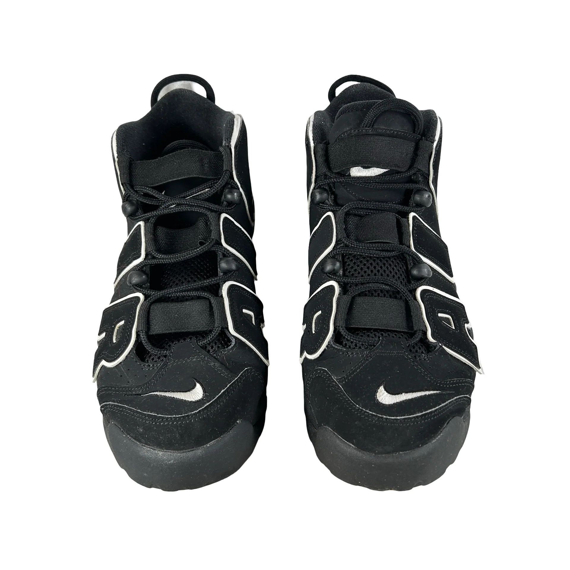 414962 002 Nike Air More Uptempo Black White [USED] - 11.5 M (Used) (Replace Box) - Image 2
