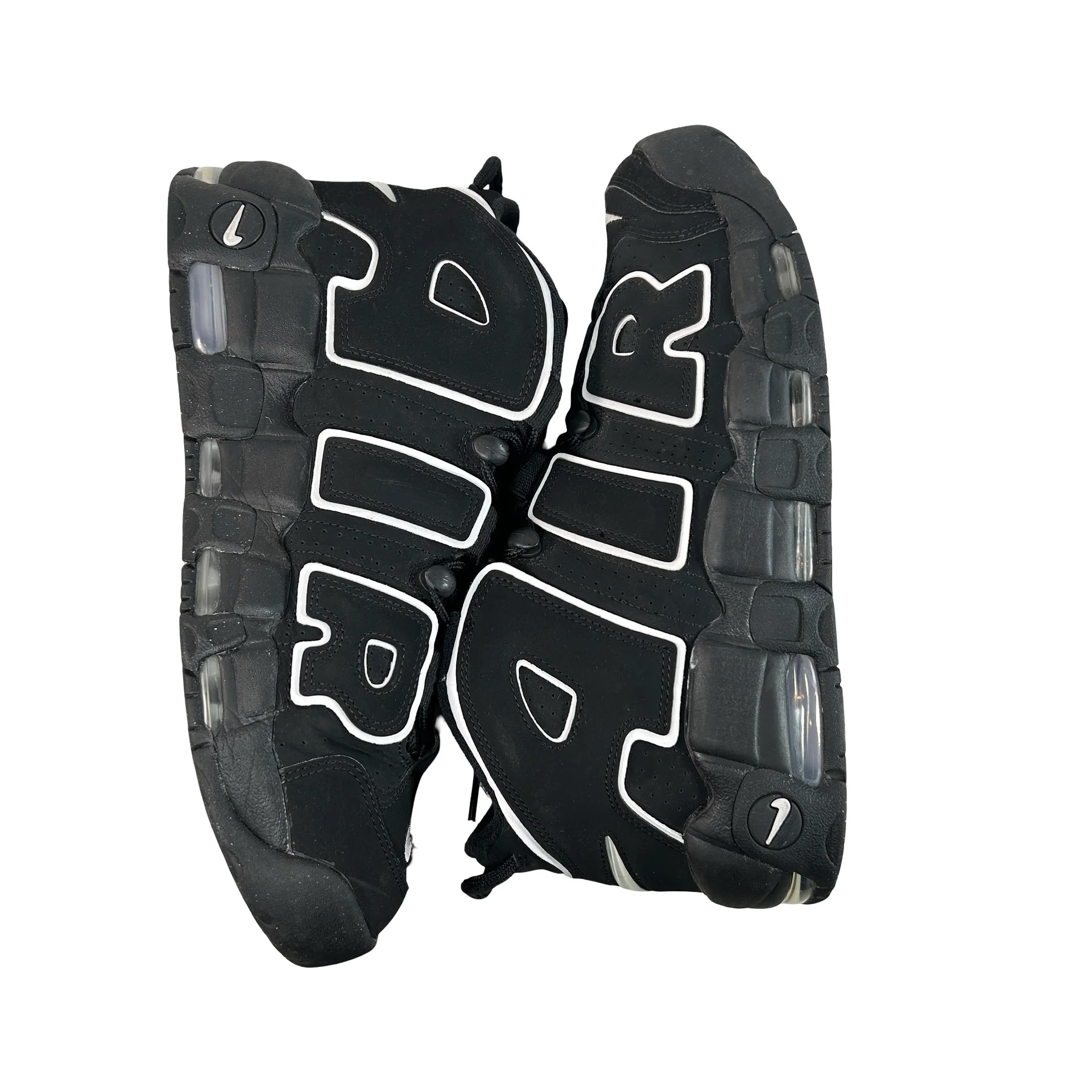 414962 002 Nike Air More Uptempo Black White [USED] - 11 M (Used) - Image 5