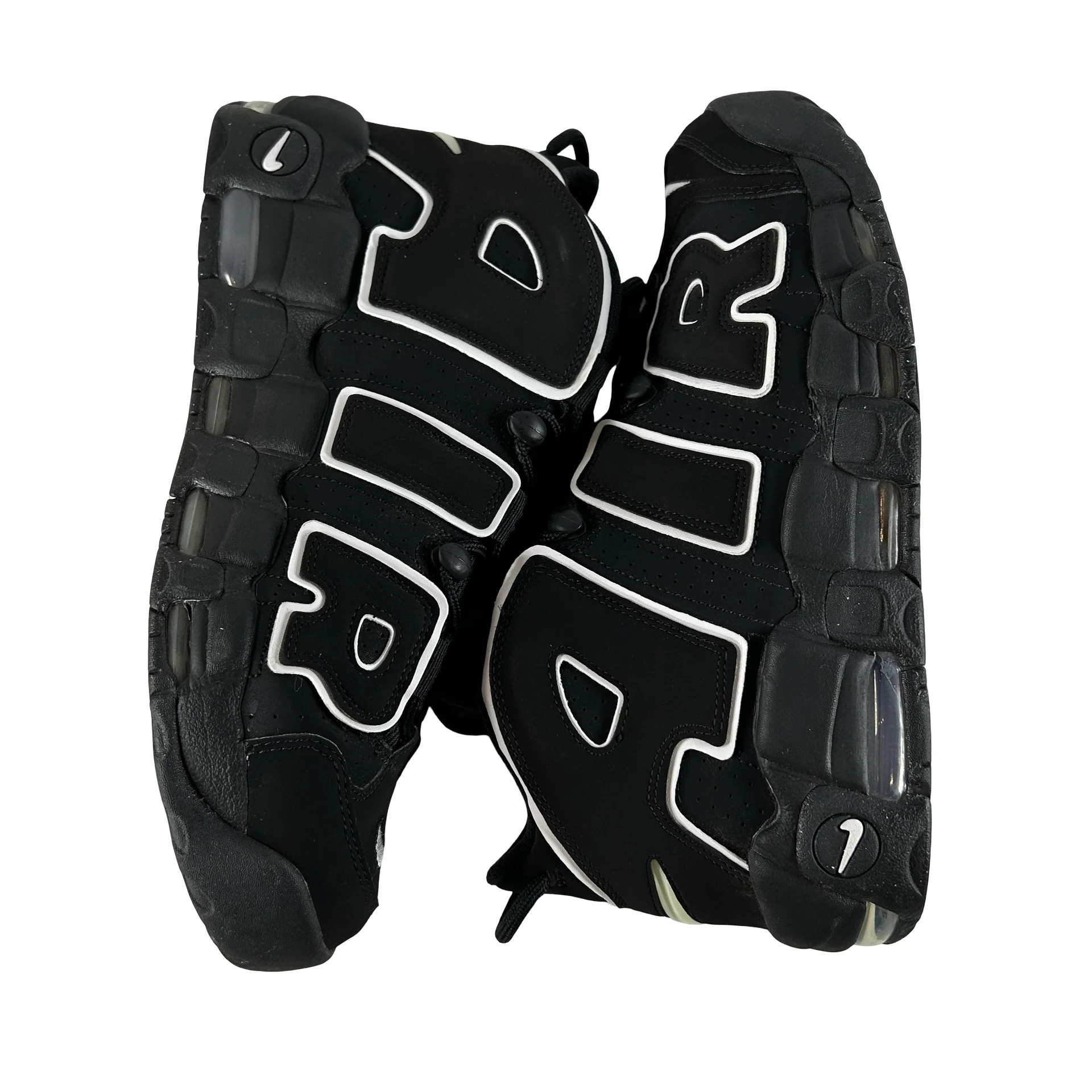 414962 002 Nike Air More Uptempo Black White [USED] - 11 M (Used2) - Image 5