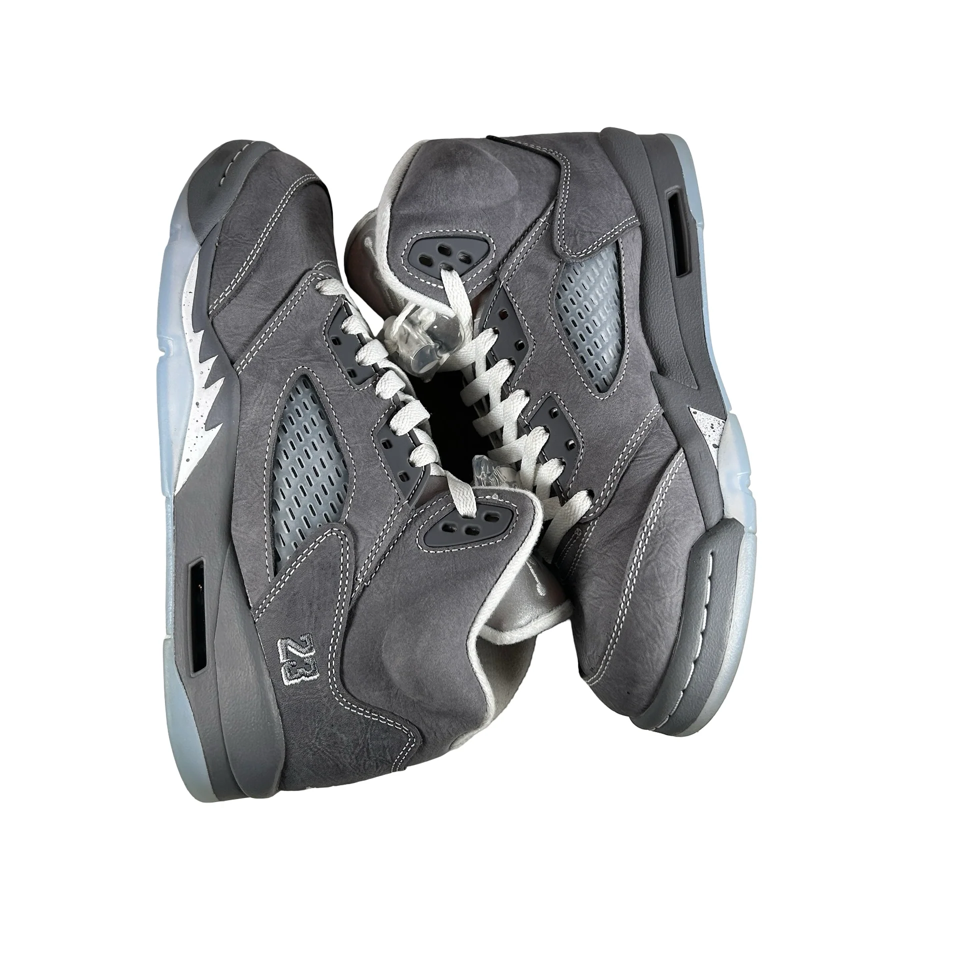 440888 002 Air Jordan 5 Retro Wolf Grey (2026) (GS) [USED] - 7 Y (Used) - Image 4