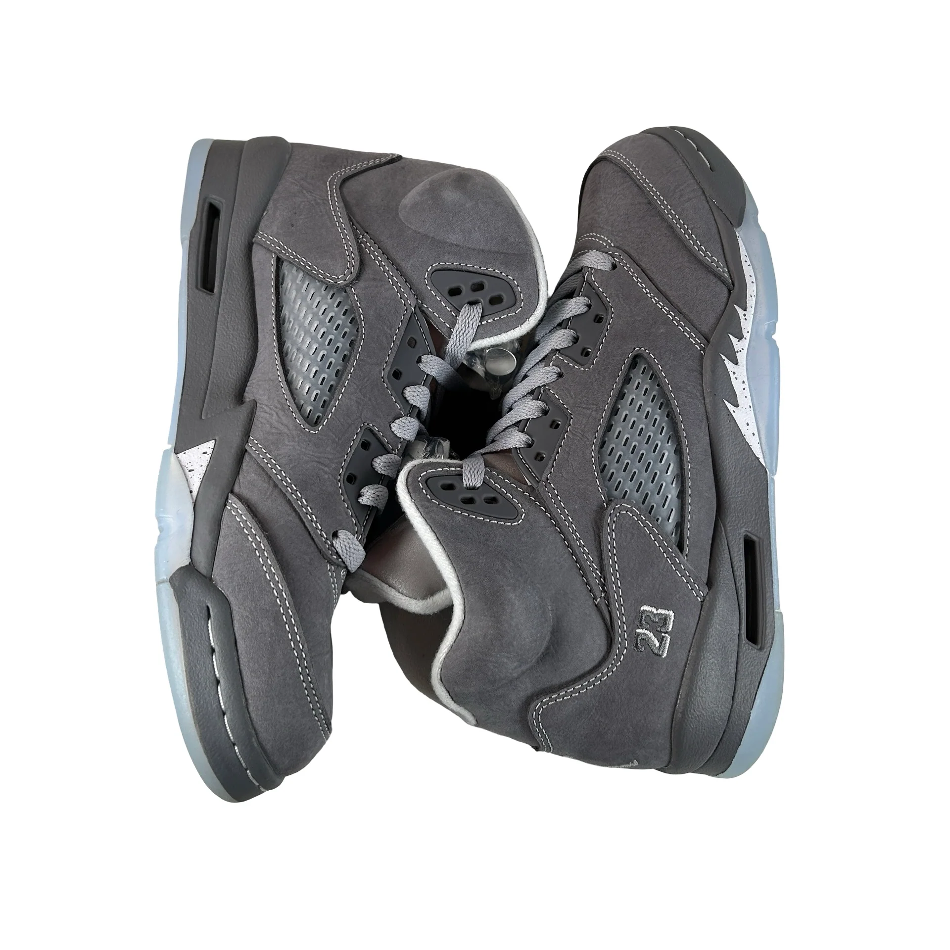 440888 002 Air Jordan 5 Retro Wolf Grey (2026) (GS) [USED] - 7 Y (Used2) - Image 5