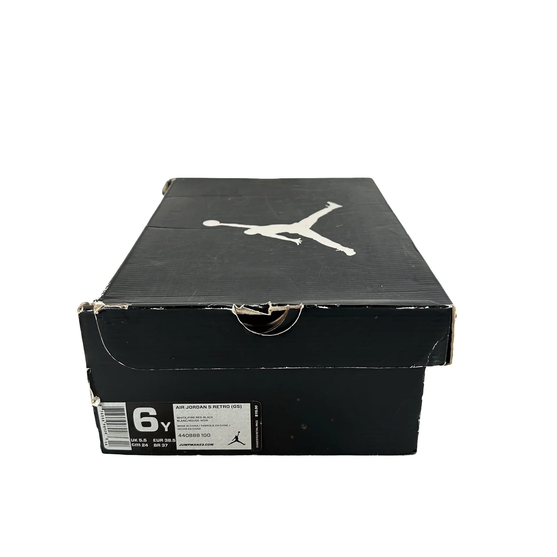 440888 100 Jordan 5 Retro Fire Red 2013 (GS) [USED] - 6 Y (Used) - Image 7
