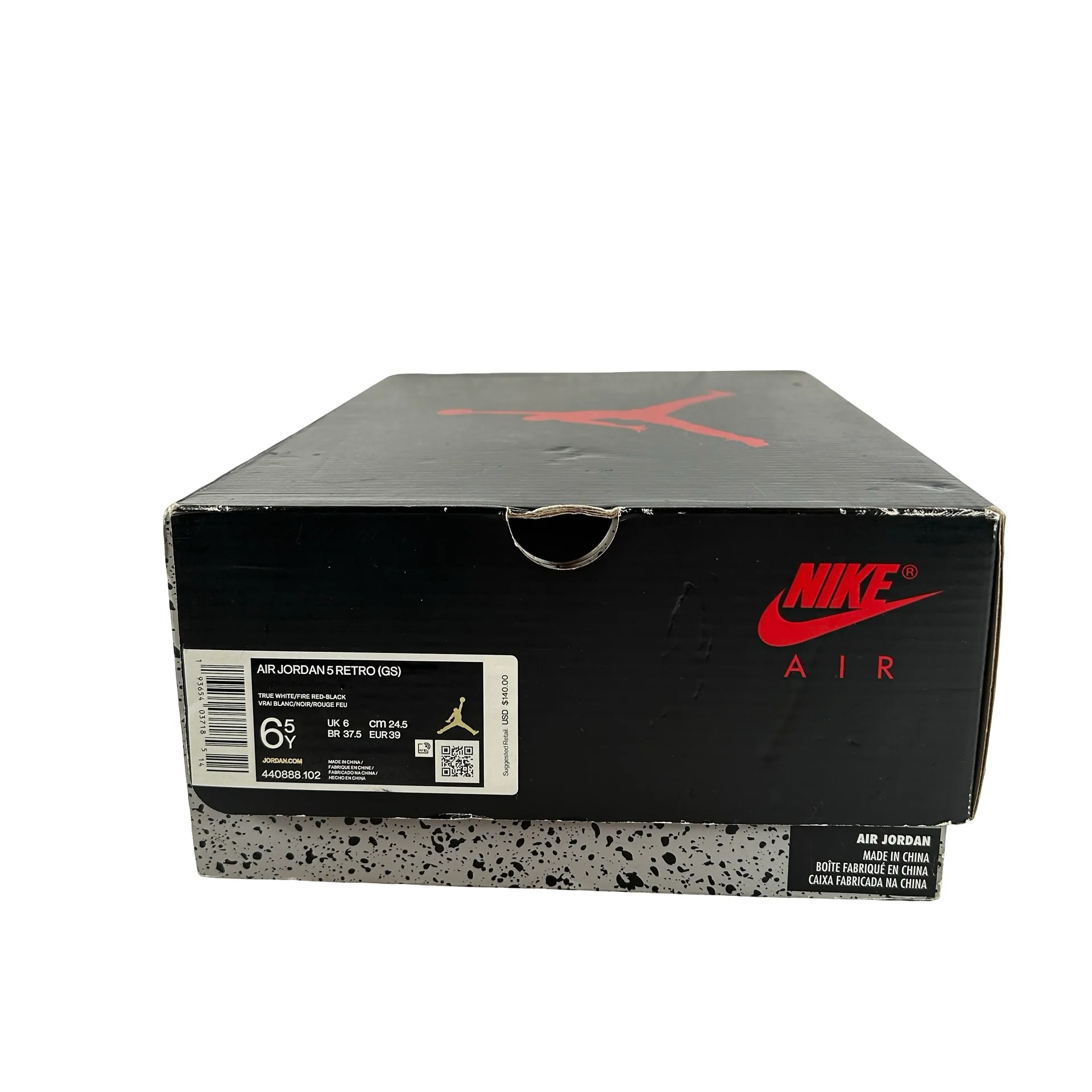 440888 102 Jordan 5 Retro Fire Red Silver Tongue (2020) [USED] - 6.5 Y (Used) - Image 7