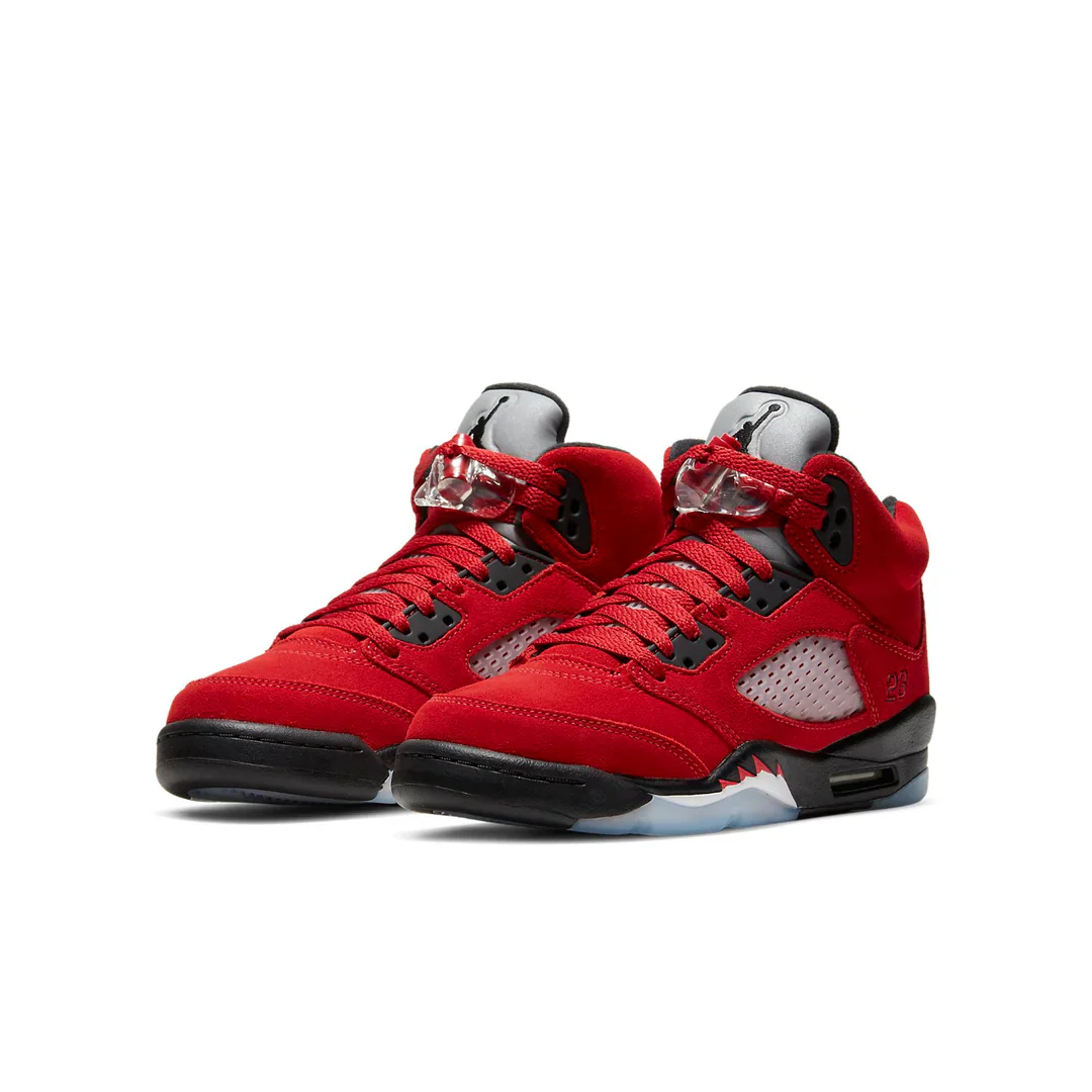 440888 600 Air Jordan 5 Retro Raging Bull Red (2021) (GS) - Image 3