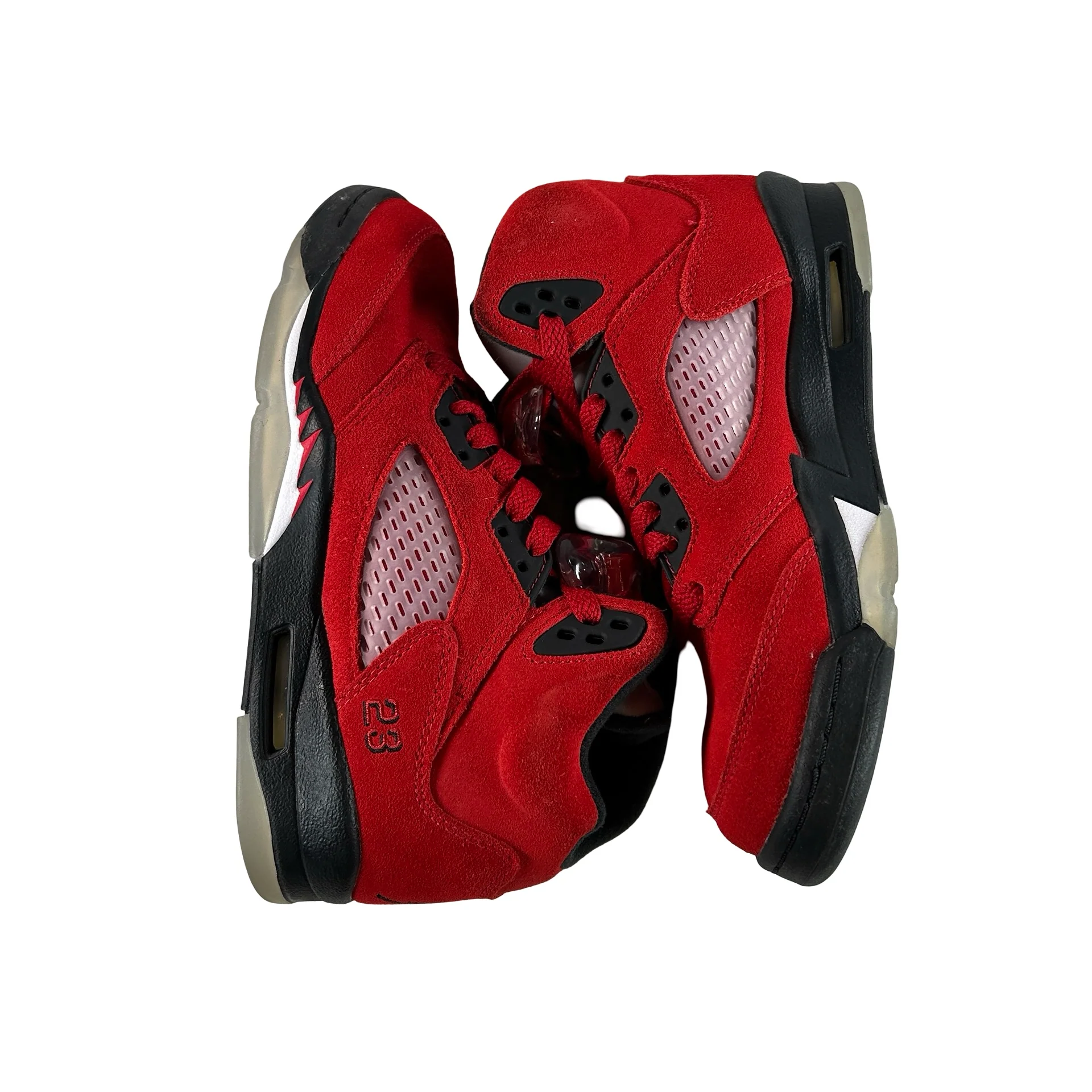 440888 600 Jordan 5 Retro Raging Bull Red (2021) (GS) [USED] - 4.5 Y (Used) - Image 5